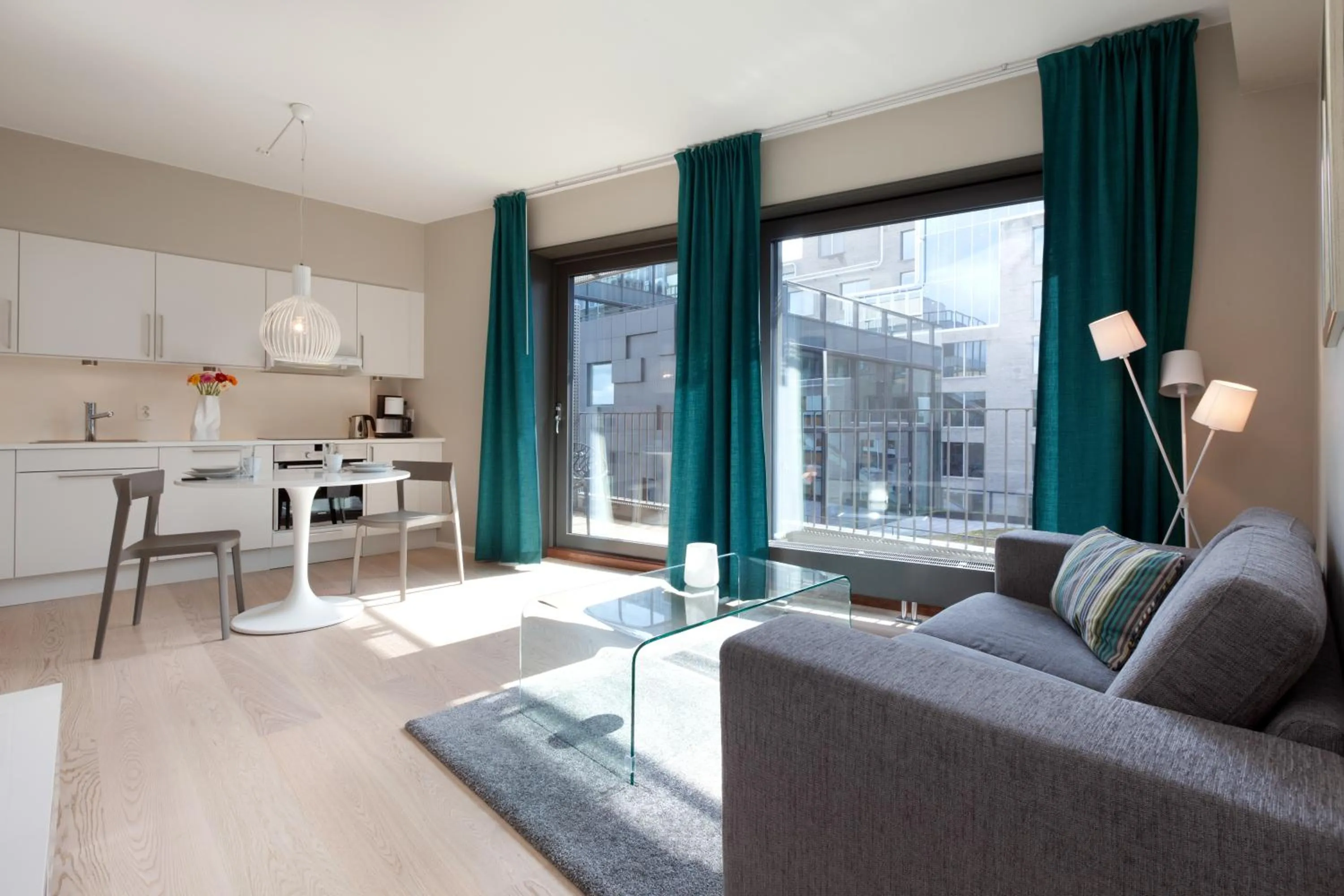 Balcony/Terrace in BJØRVIKA APARTMENTS, Opera Area, Oslo city center