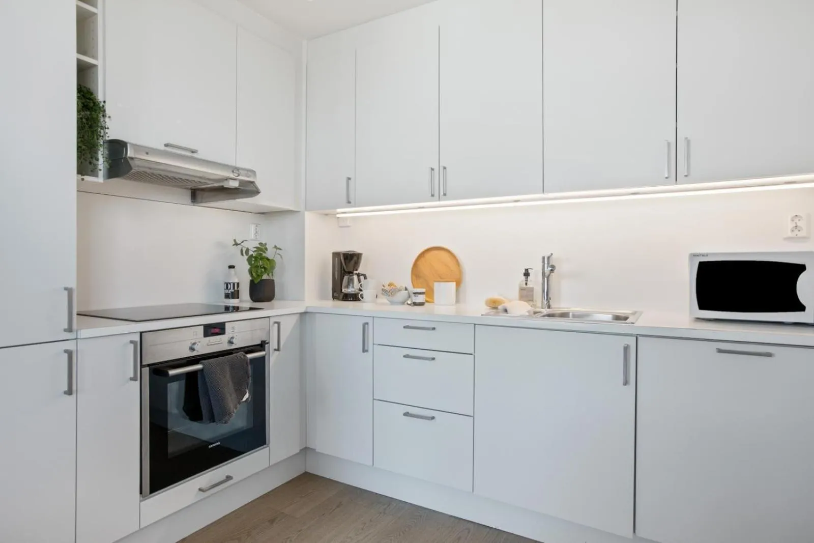 Kitchen or kitchenette in BJØRVIKA APARTMENTS, Opera Area, Oslo city center