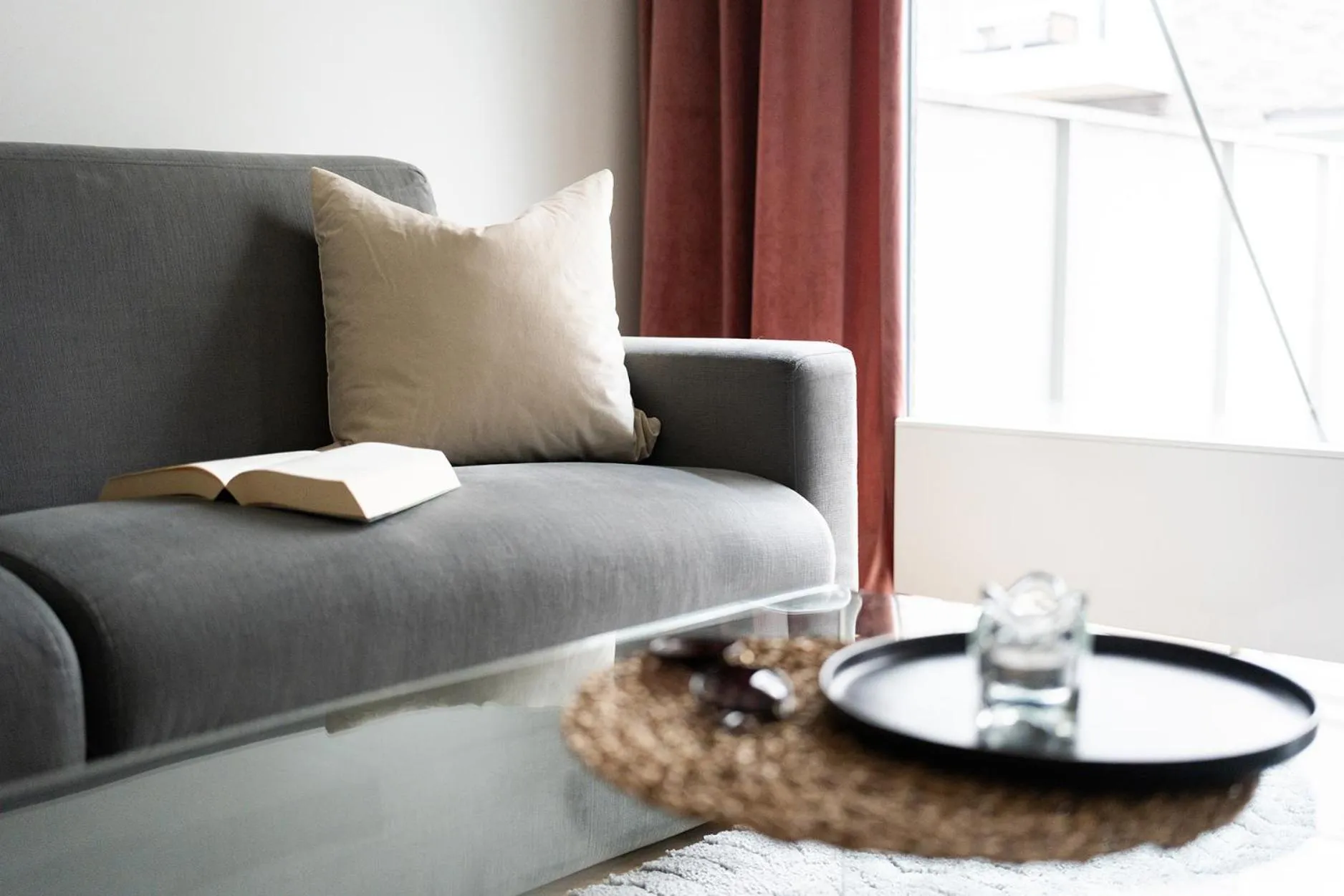 Living room in BJØRVIKA APARTMENTS, Opera Area, Oslo city center