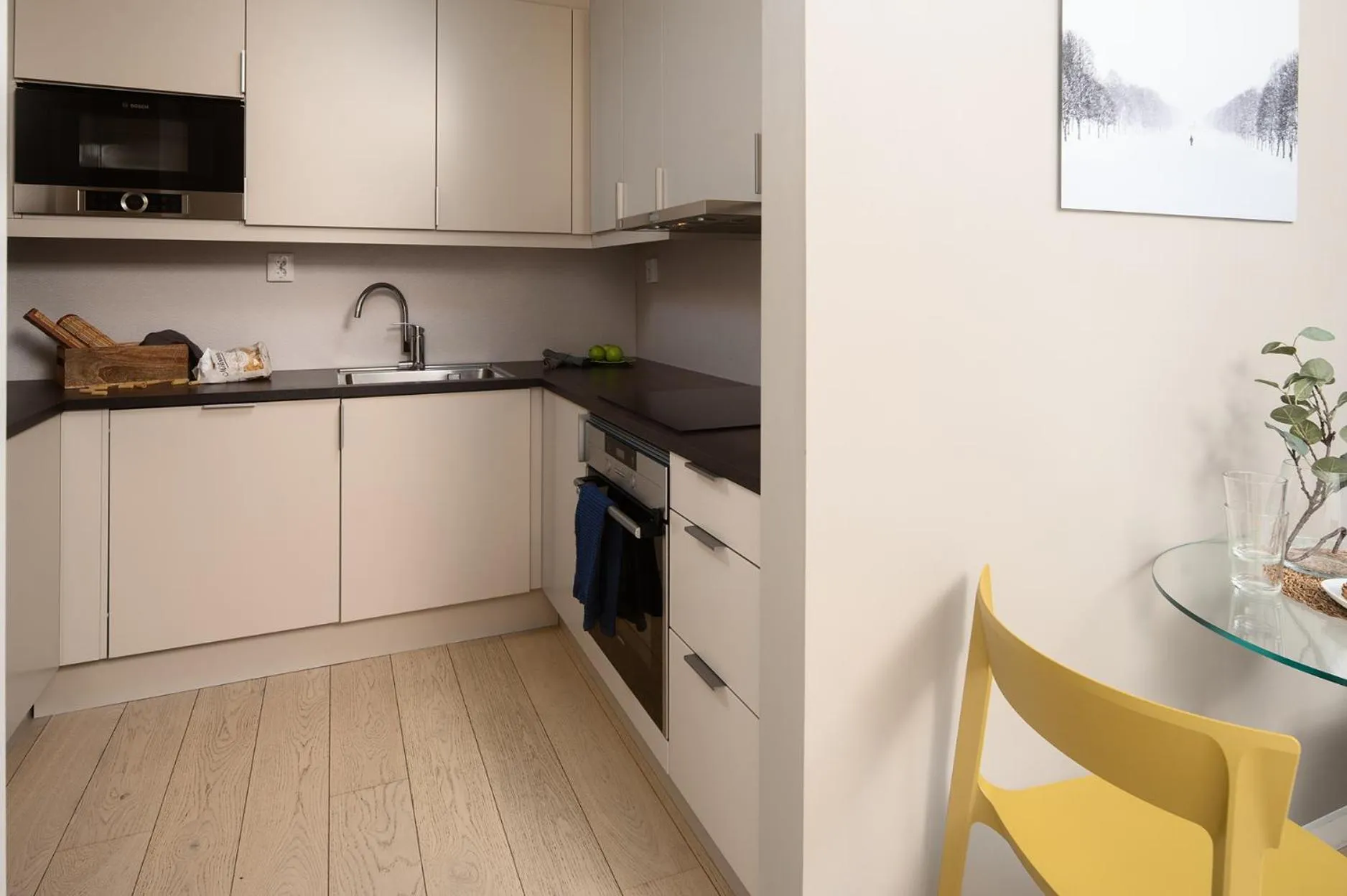 kitchen in BJØRVIKA APARTMENTS, Opera Area, Oslo city center