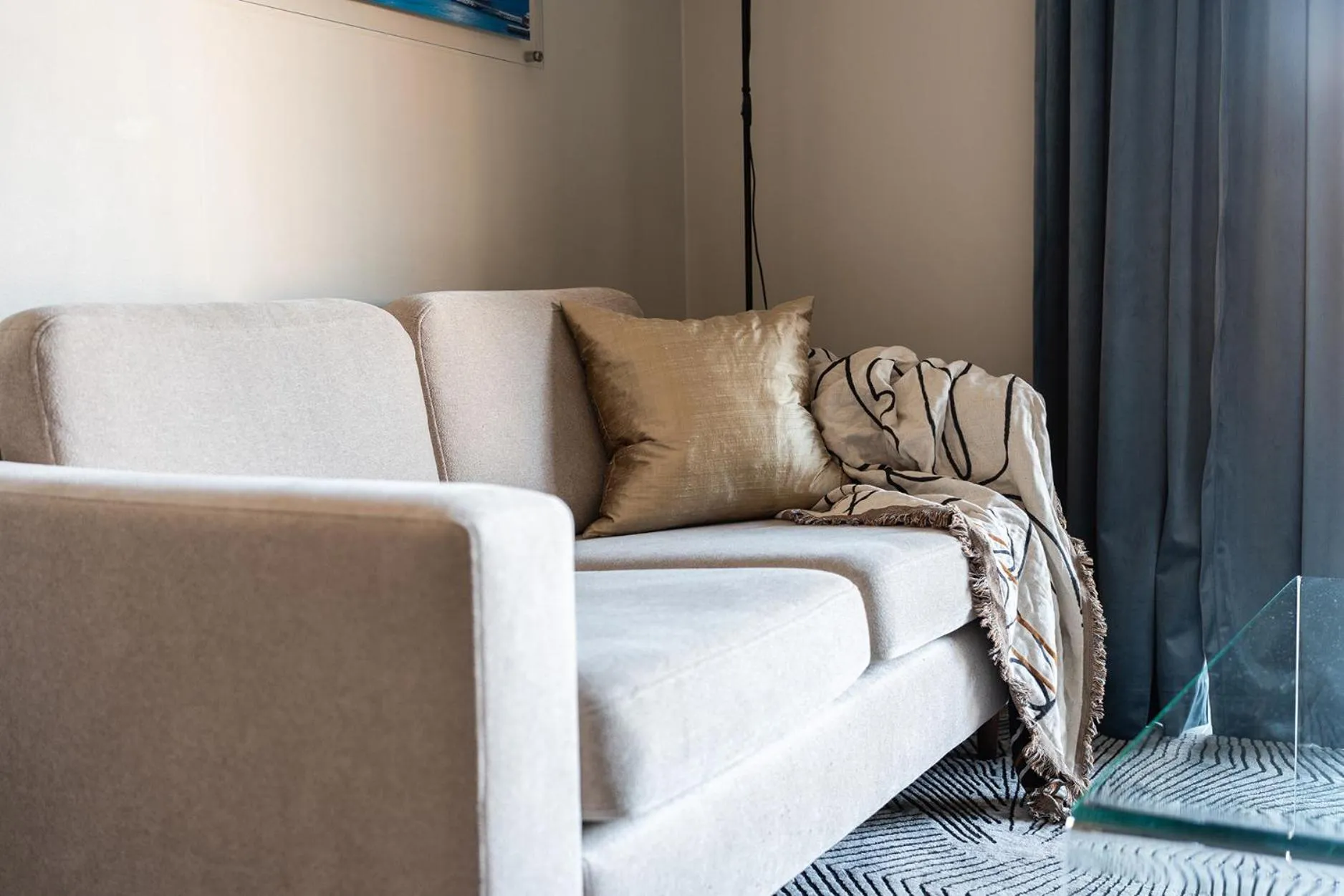 Living room in BJØRVIKA APARTMENTS, Opera Area, Oslo city center
