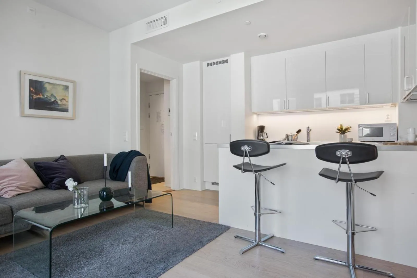 Kitchen or kitchenette in BJØRVIKA APARTMENTS, Opera Area, Oslo city center