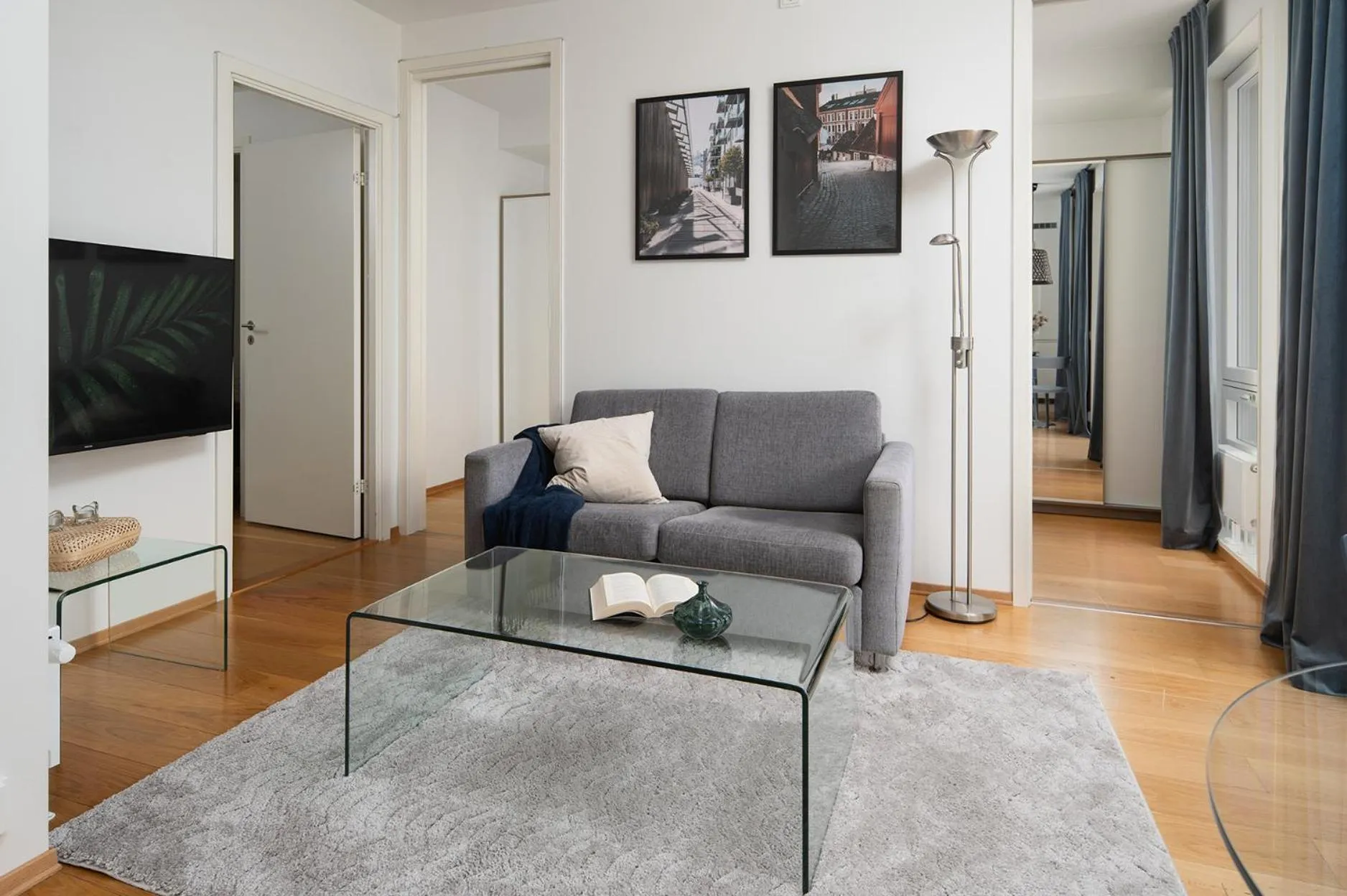Living room in BJØRVIKA APARTMENTS, Opera Area, Oslo city center
