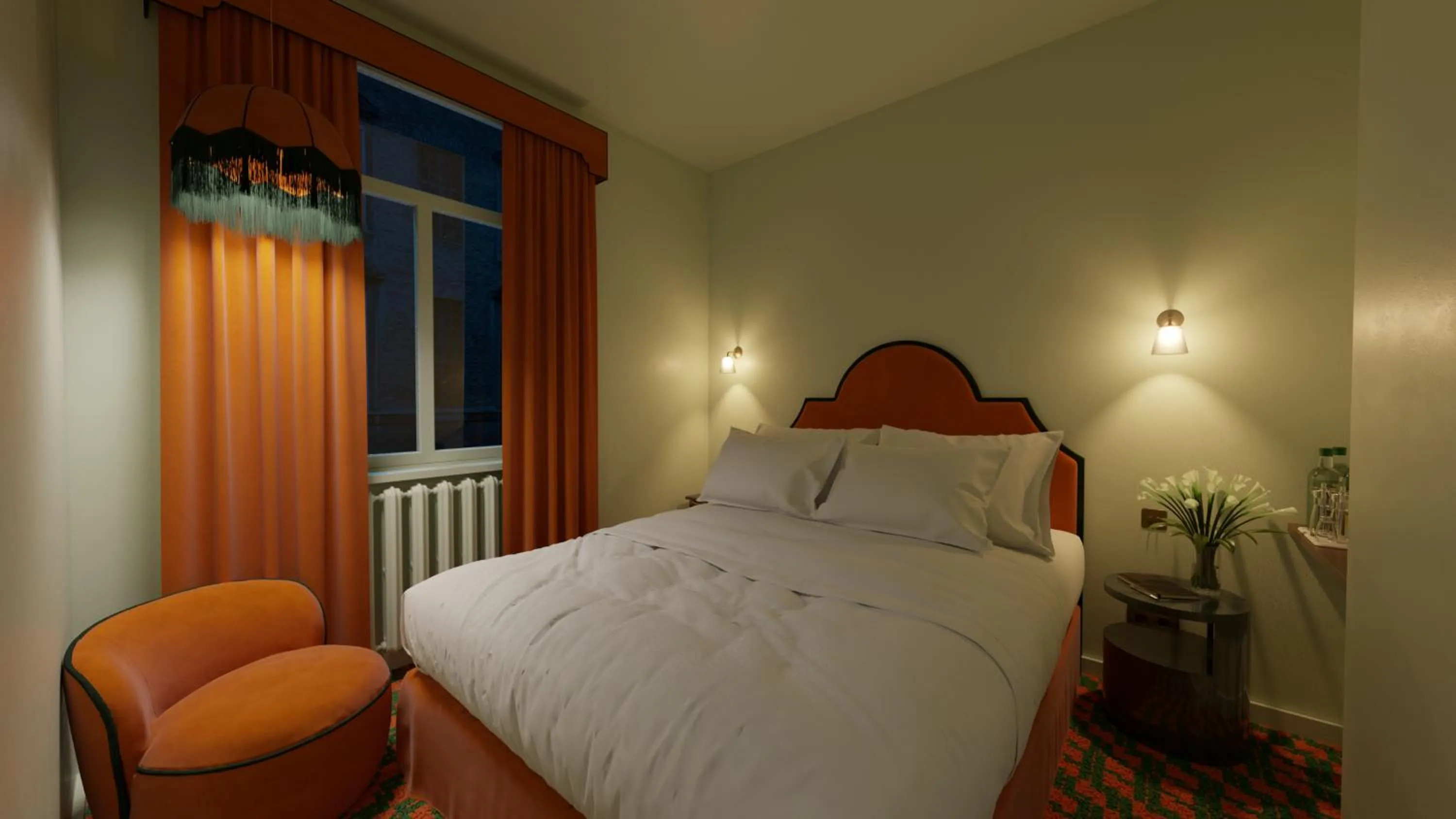 Bed in Latroupe Hotel Le Berger