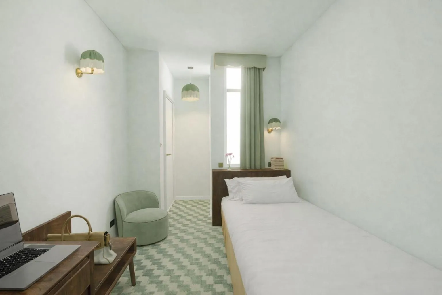 Bed in Latroupe Hotel Le Berger