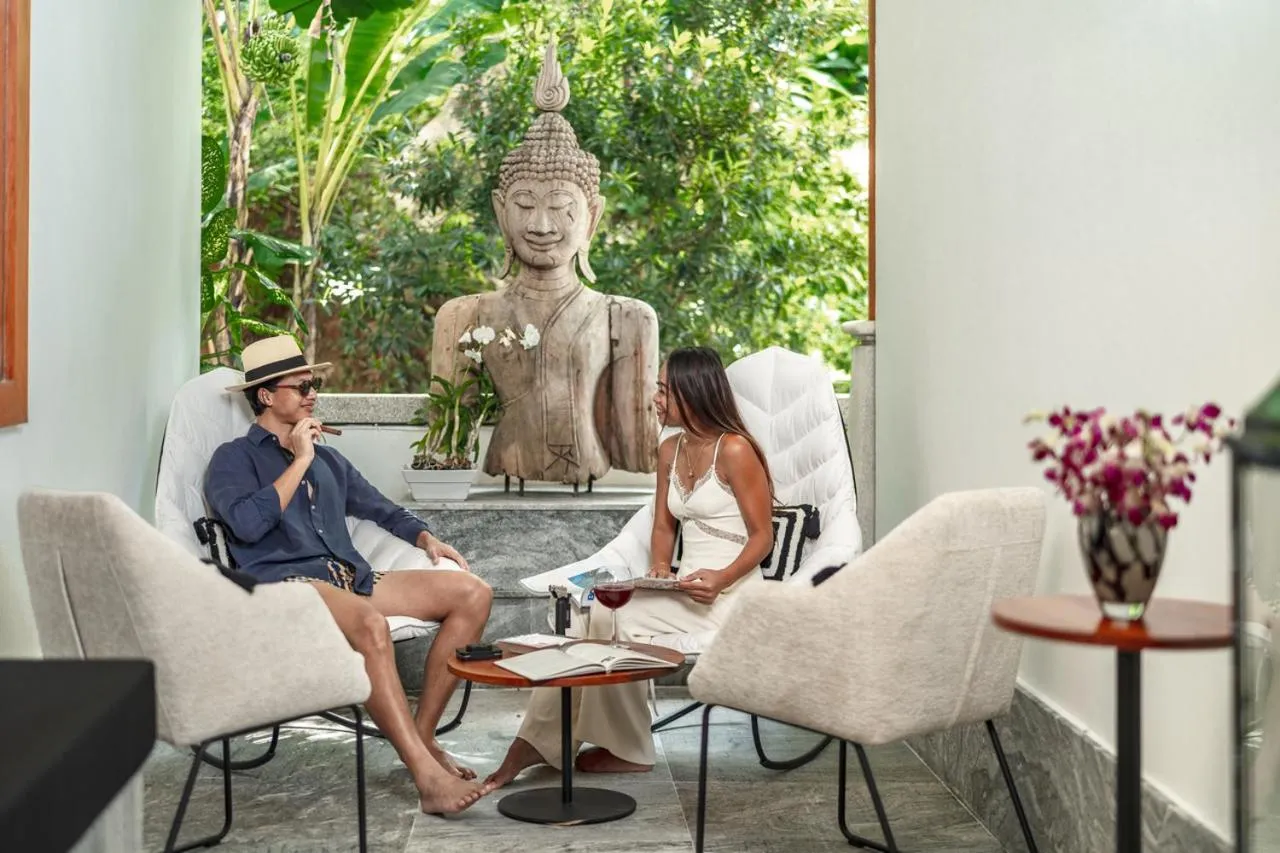 Seating area in Baan Phu Prana Boutique Villa