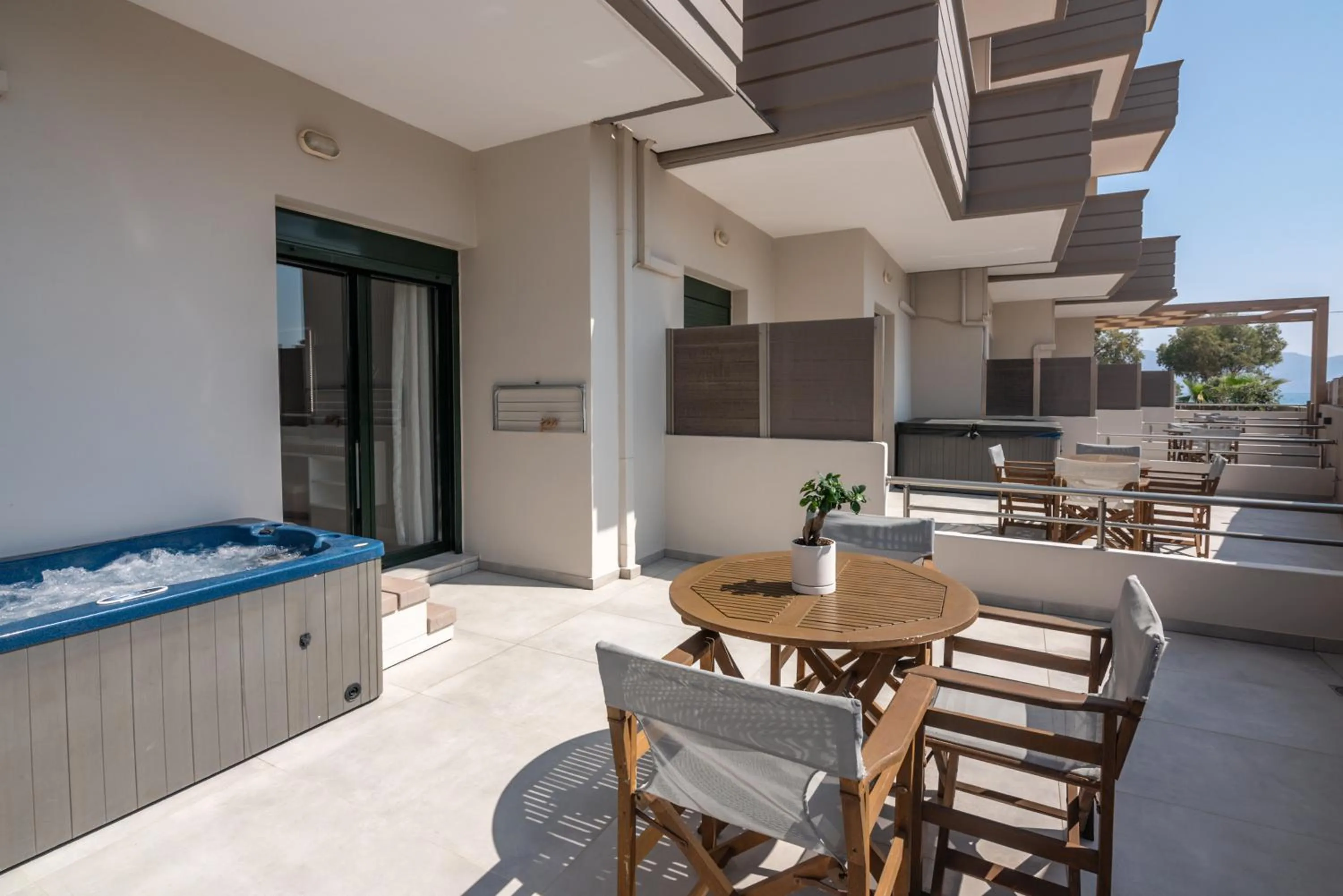 Patio in Christina Beach Hotel