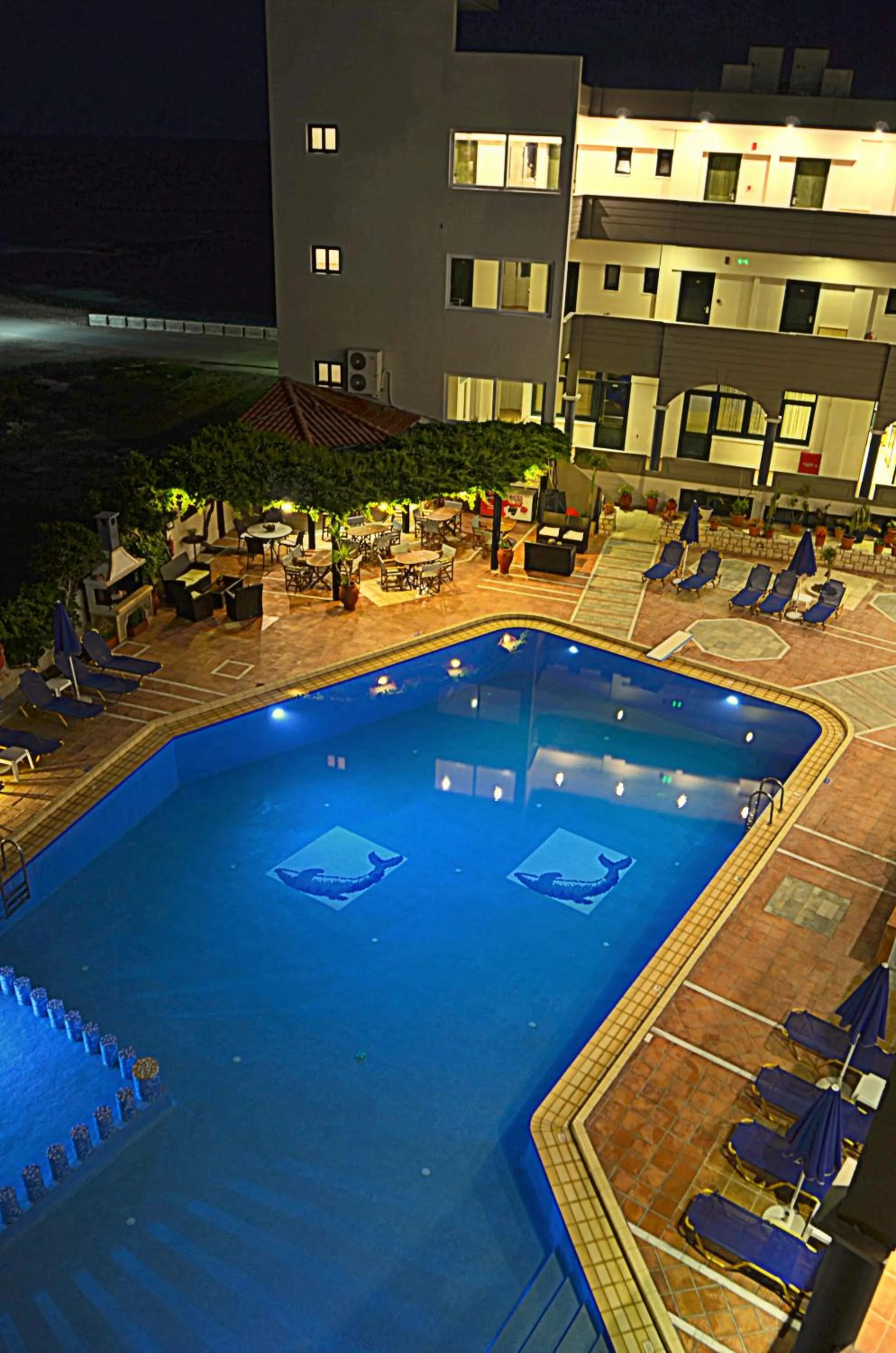 Bird's eye view in Christina Beach Hotel