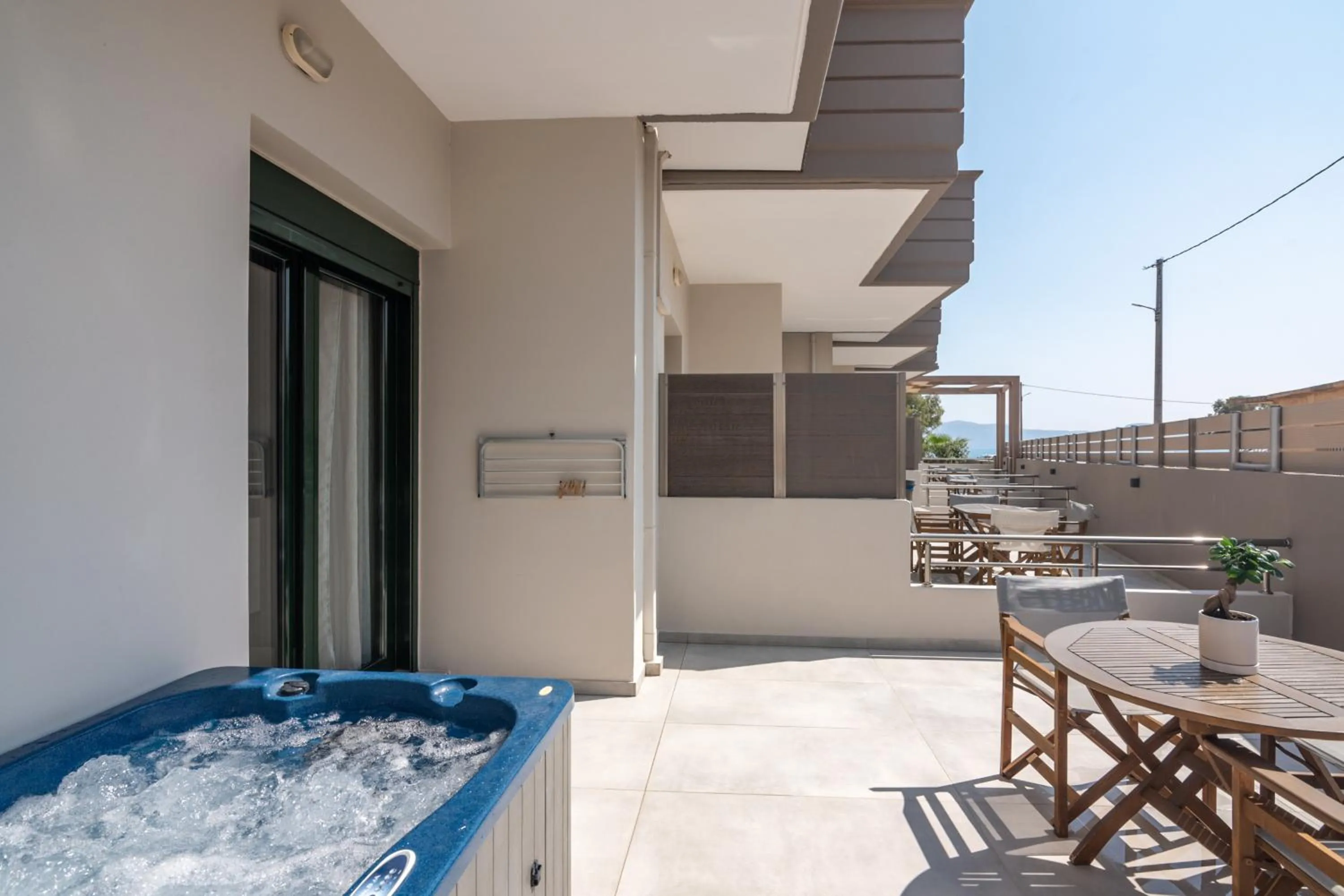 Patio in Christina Beach Hotel