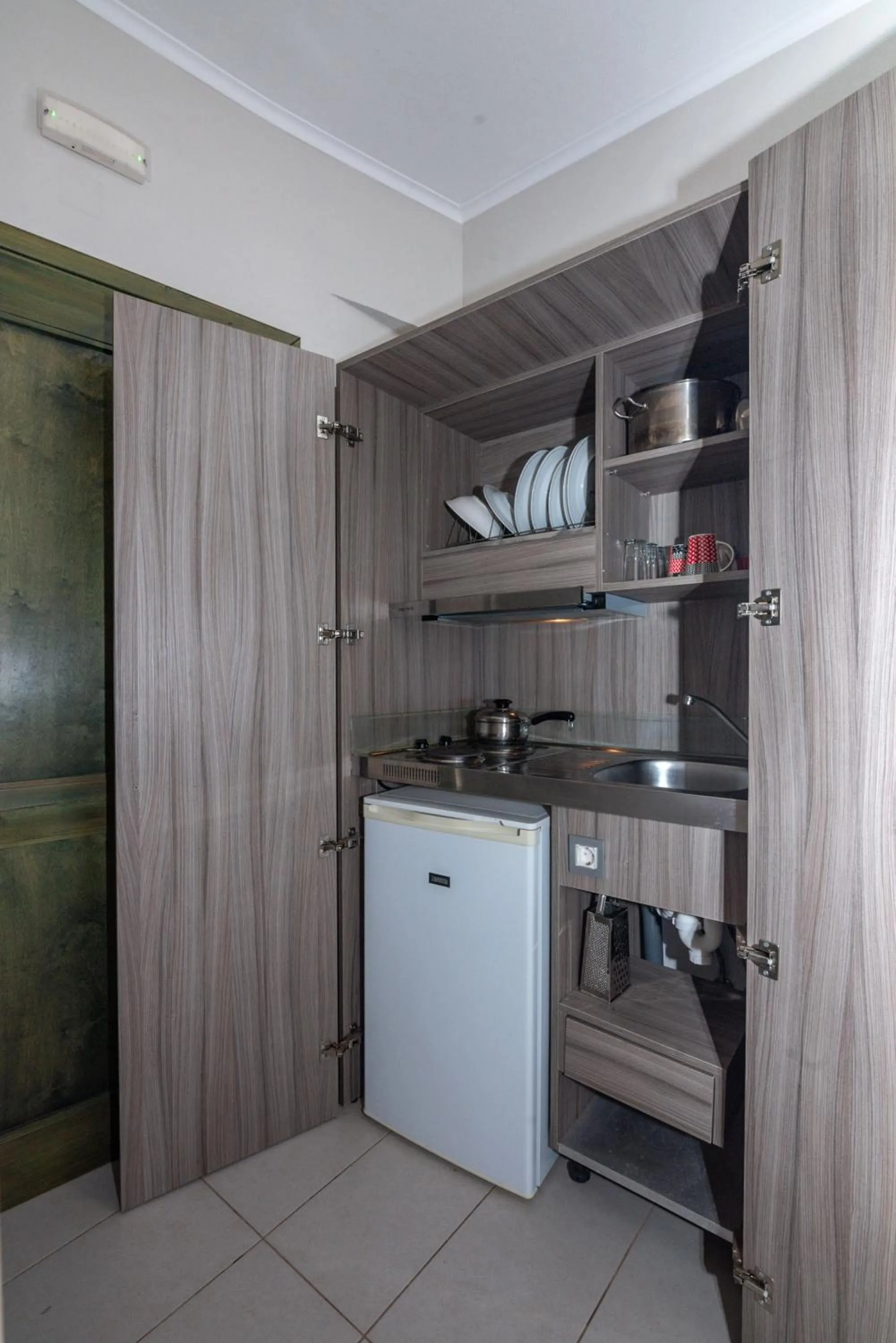 Kitchen or kitchenette in Christina Beach Hotel