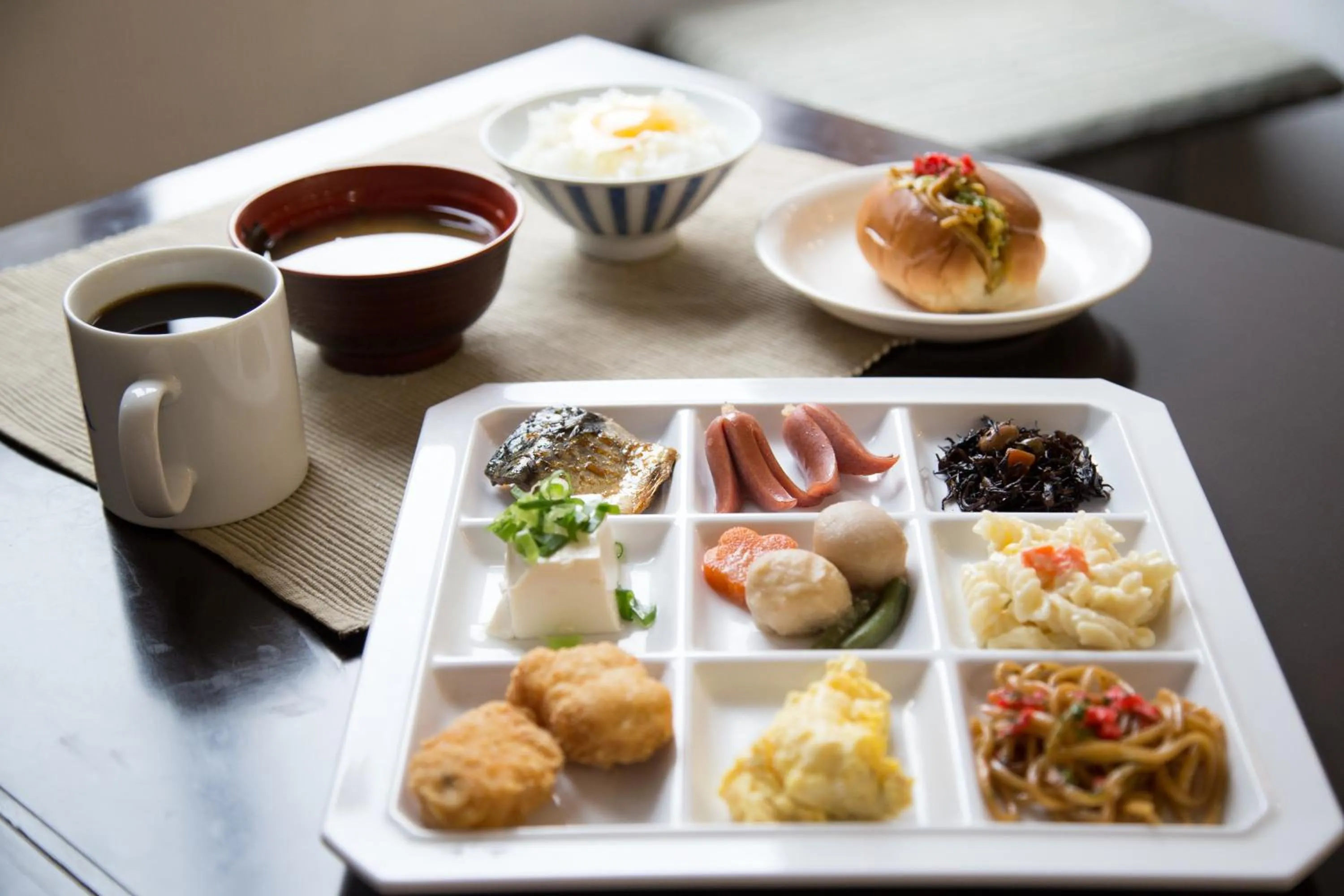 Continental breakfast in Kyoto Plaza Hotel