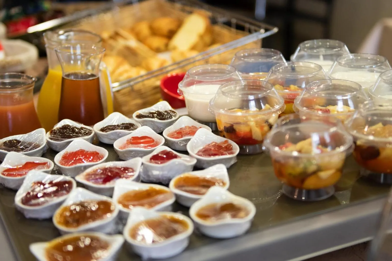 Food and drinks in Logis Hotel Restaurant L'Escapade