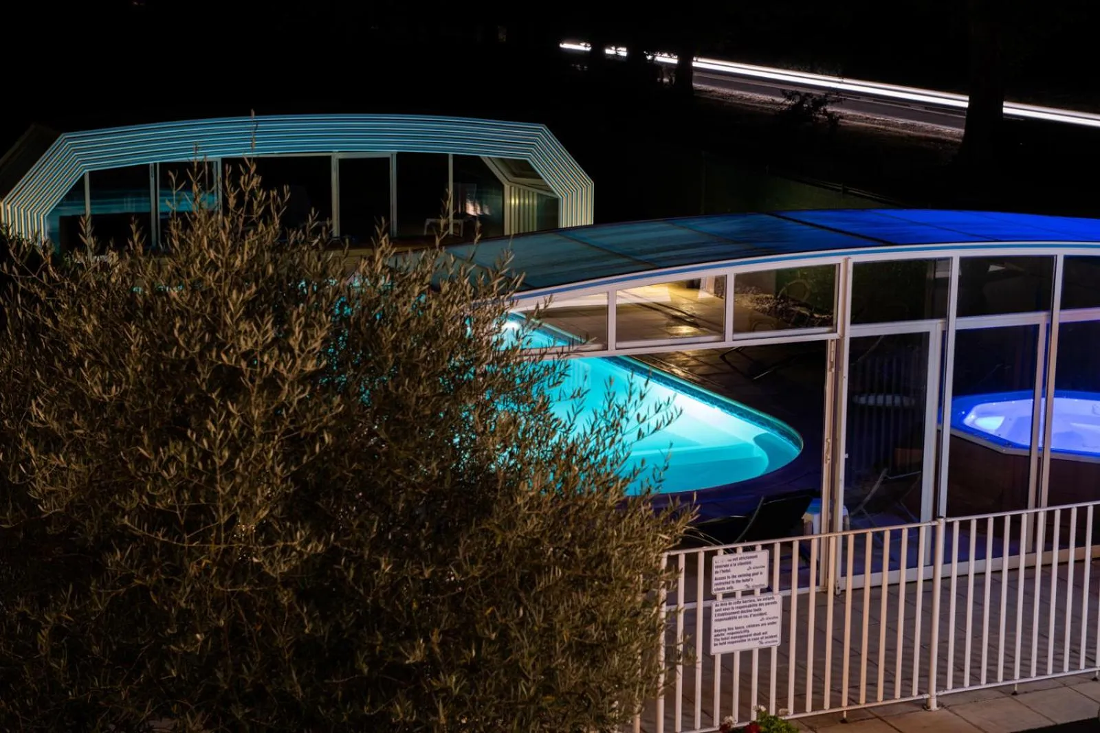 Night in Logis Hotel Restaurant L'Escapade