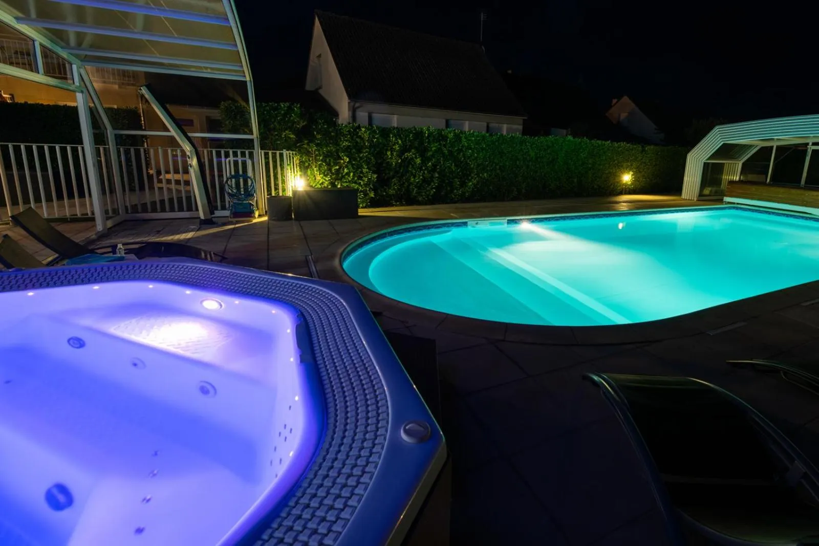 Night in Logis Hotel Restaurant L'Escapade