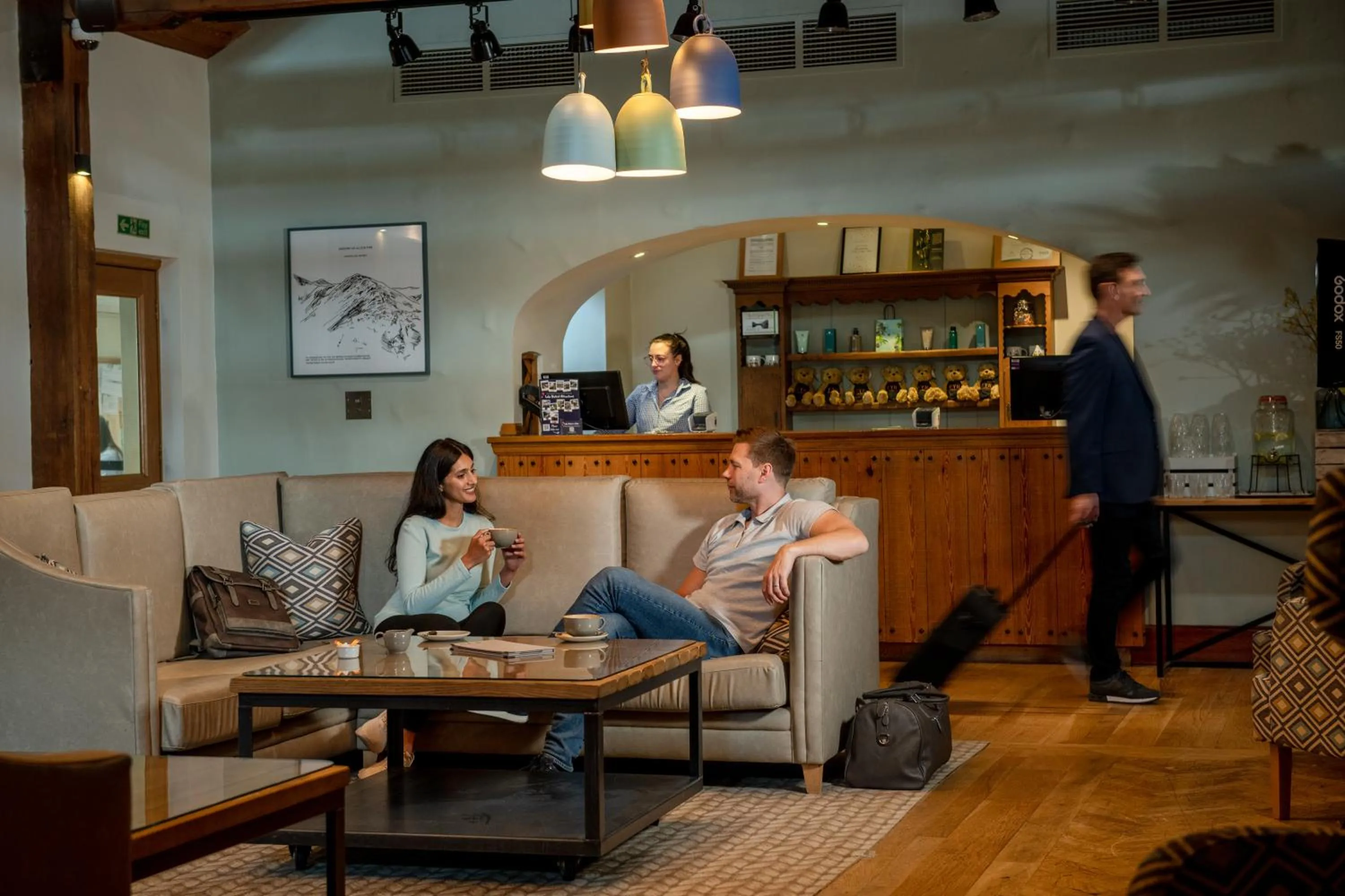 Lobby or reception in North Lakes Hotel and Spa