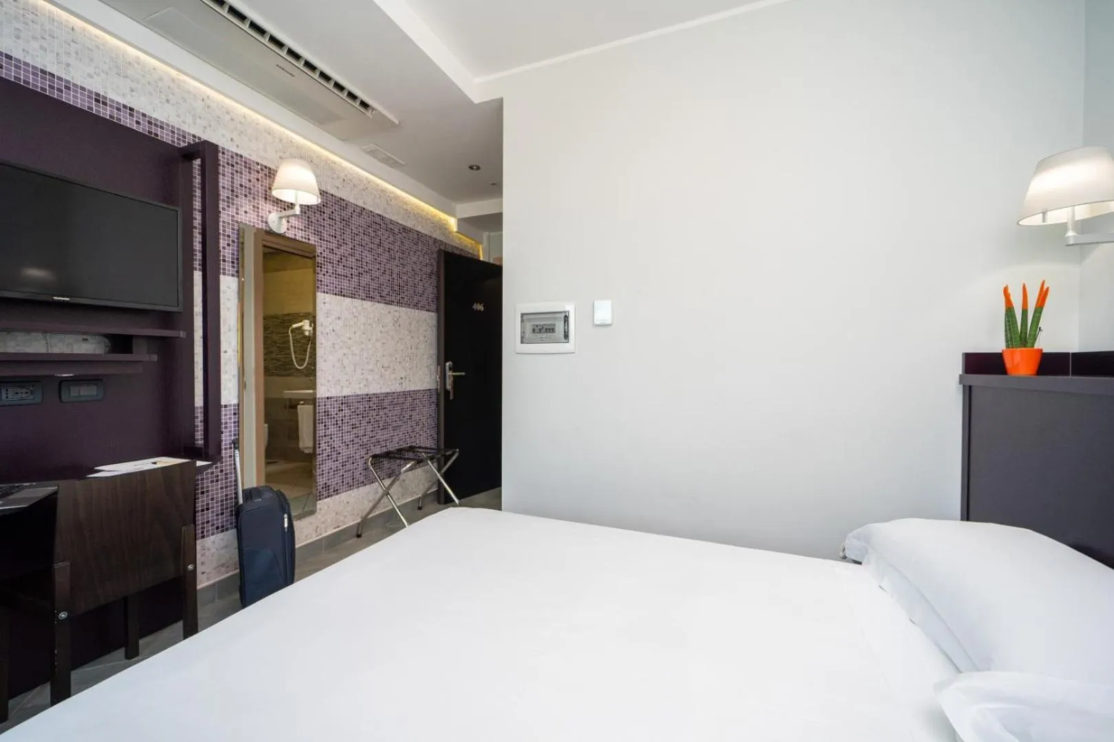 Bed in Hotel Majorana