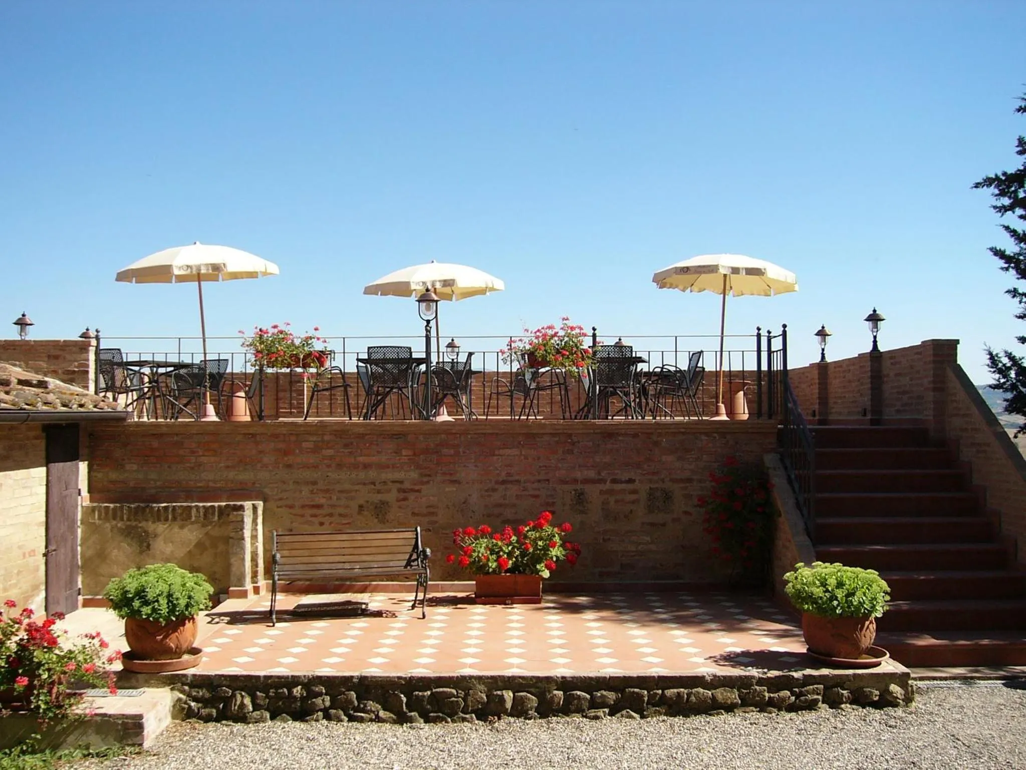 Balcony/Terrace in Fattoria Pieve a Salti