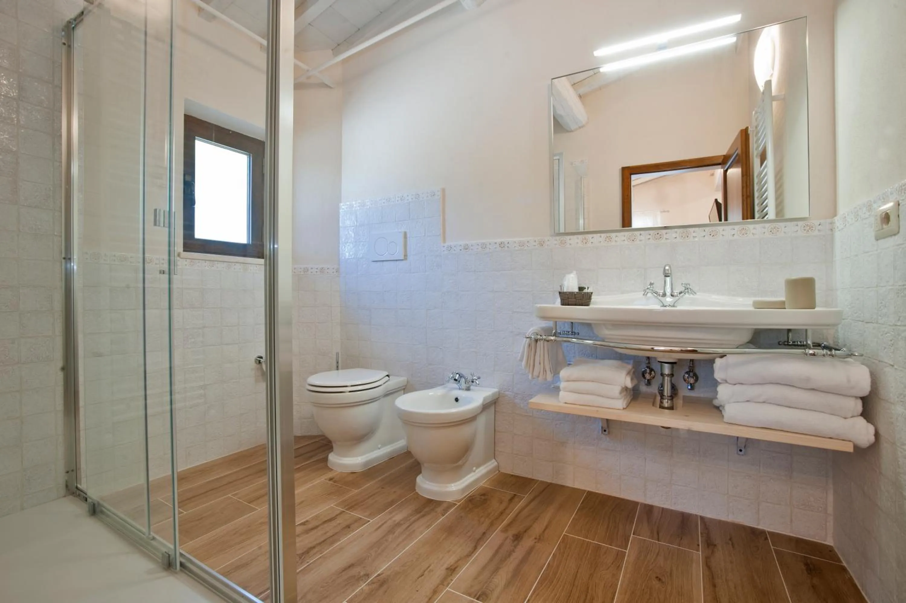 Shower in Fattoria Pieve a Salti