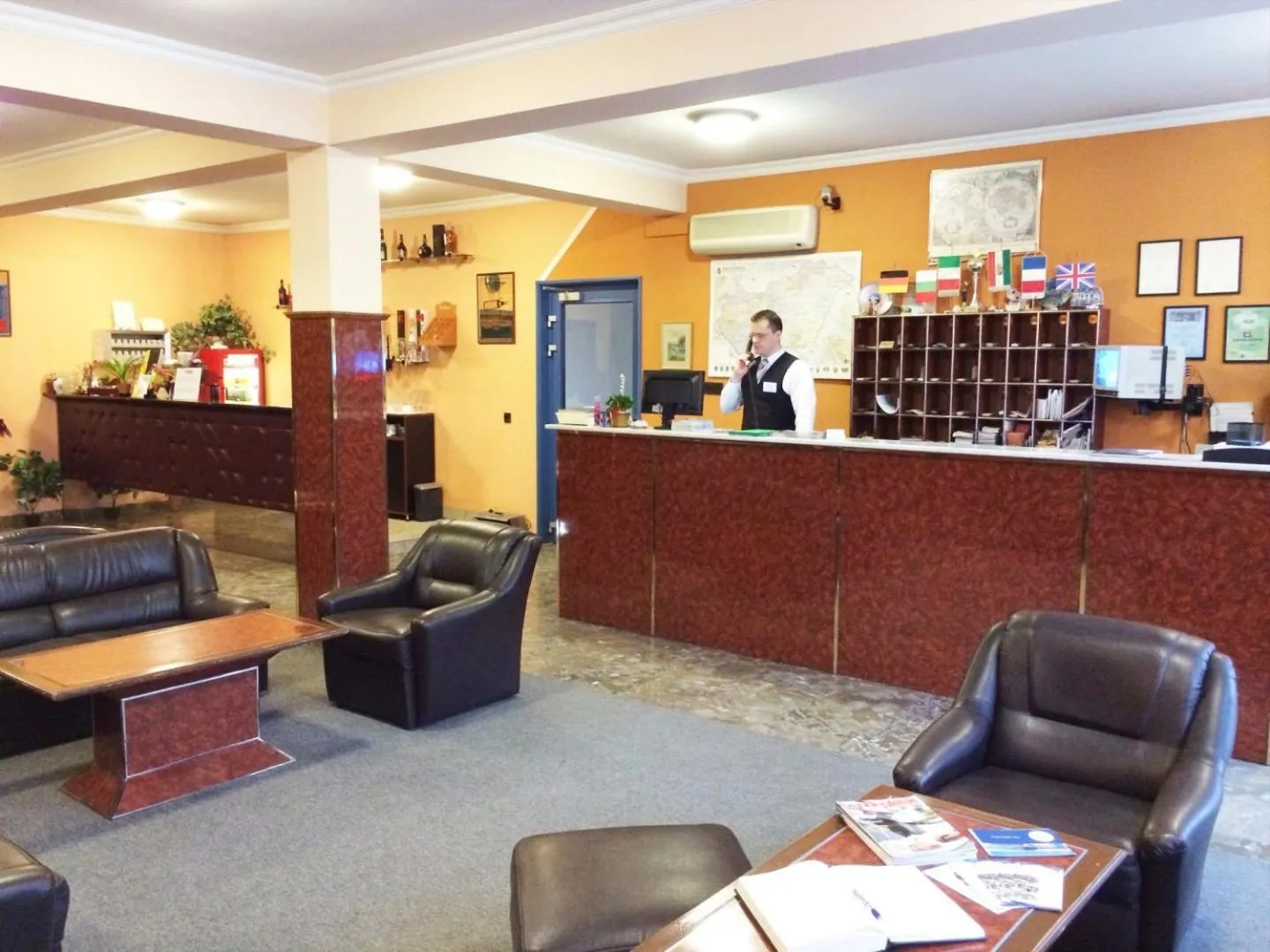 Lobby or reception in Hotel Uno