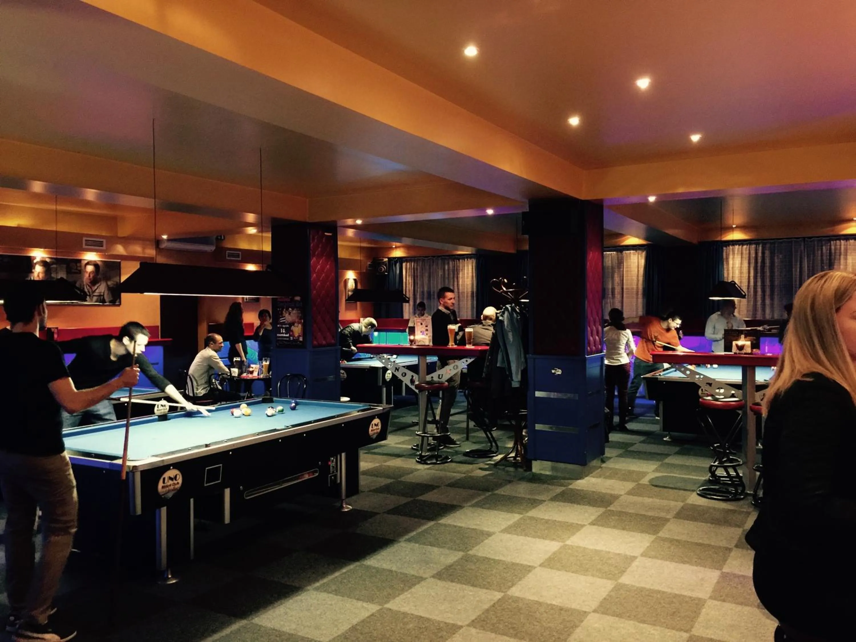 Billiard in Hotel Uno