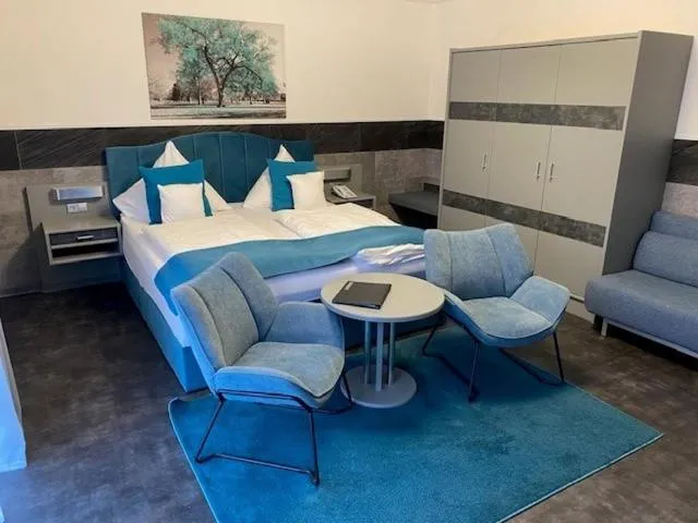 Bed in Schlosshotel Landstuhl