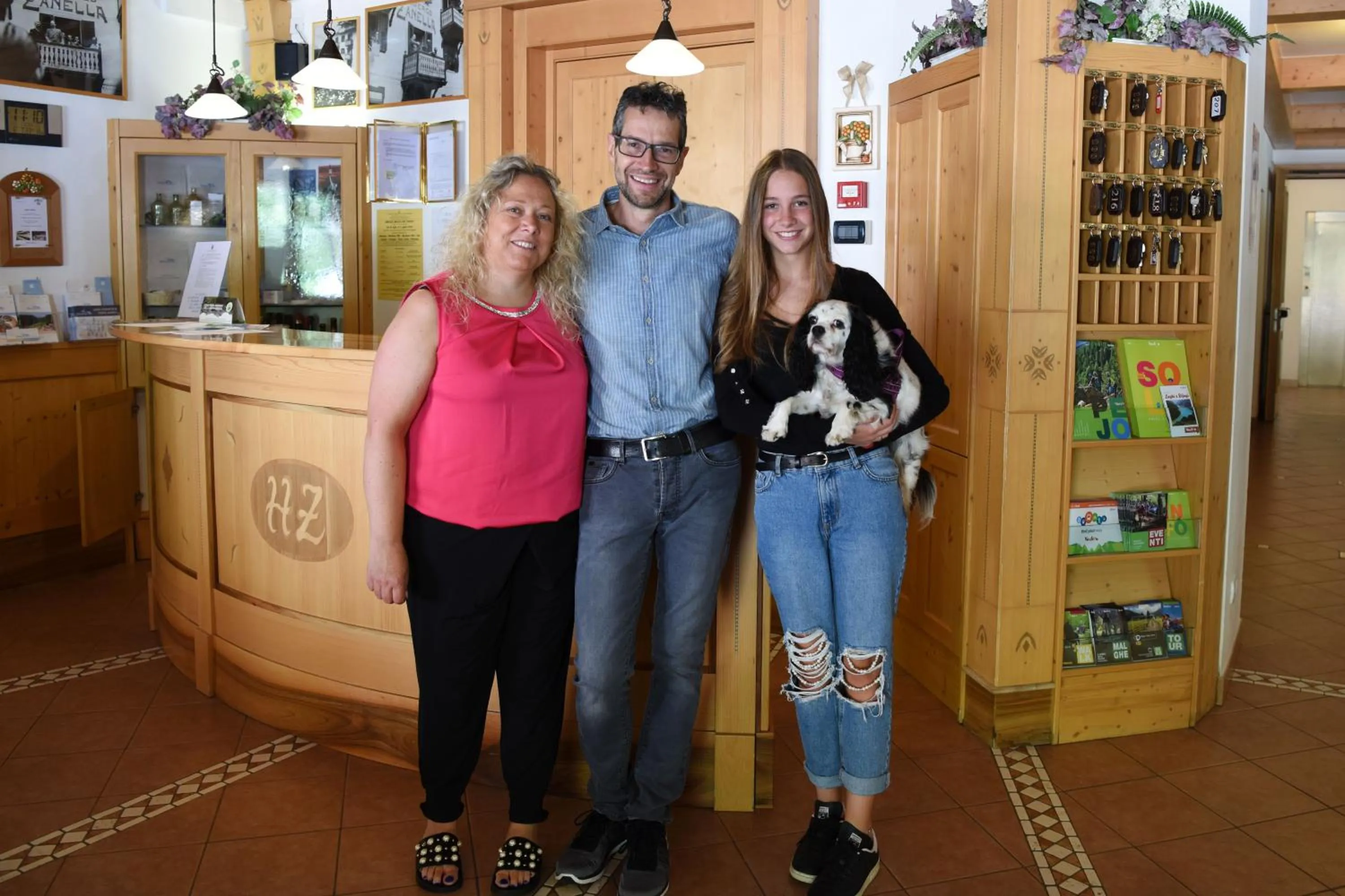 Lobby or reception in Hotel Zanella