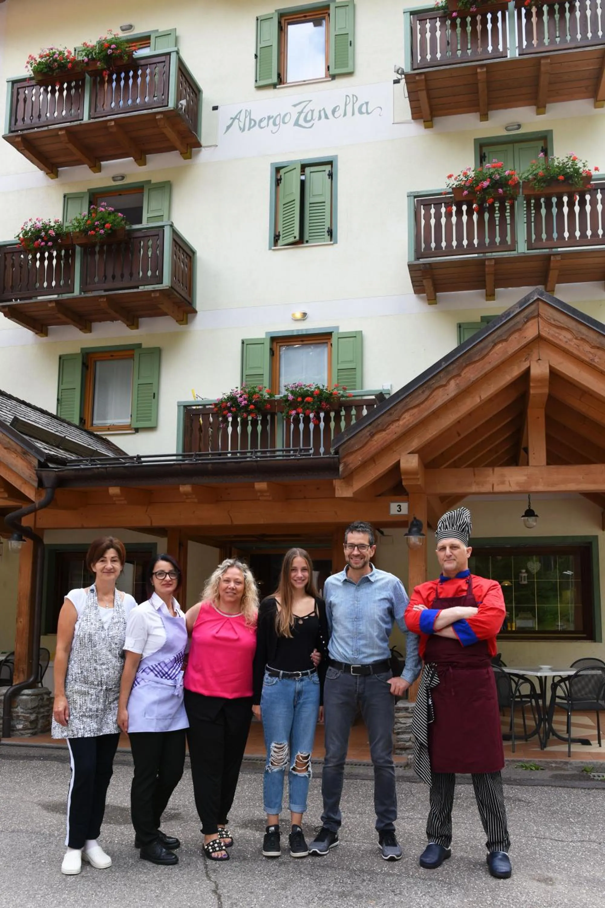 Staff in Hotel Zanella