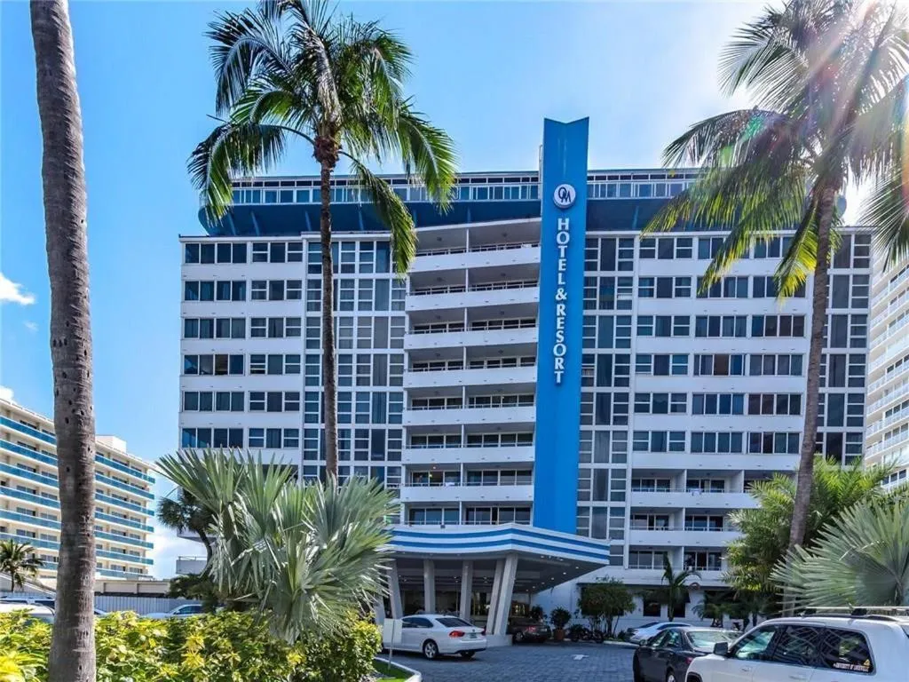 Day in Oceanview on SAND located in Ocean Manor Resort Fort Lauderdale Beach 2 bed 2 bath spacious corner unit partial ocean view