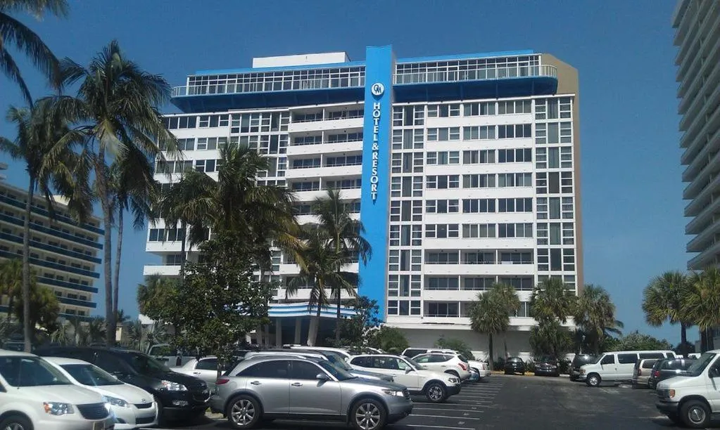 Property building in Oceanview on SAND located in Ocean Manor Resort Fort Lauderdale Beach 2 bed 2 bath spacious corner unit partial ocean view