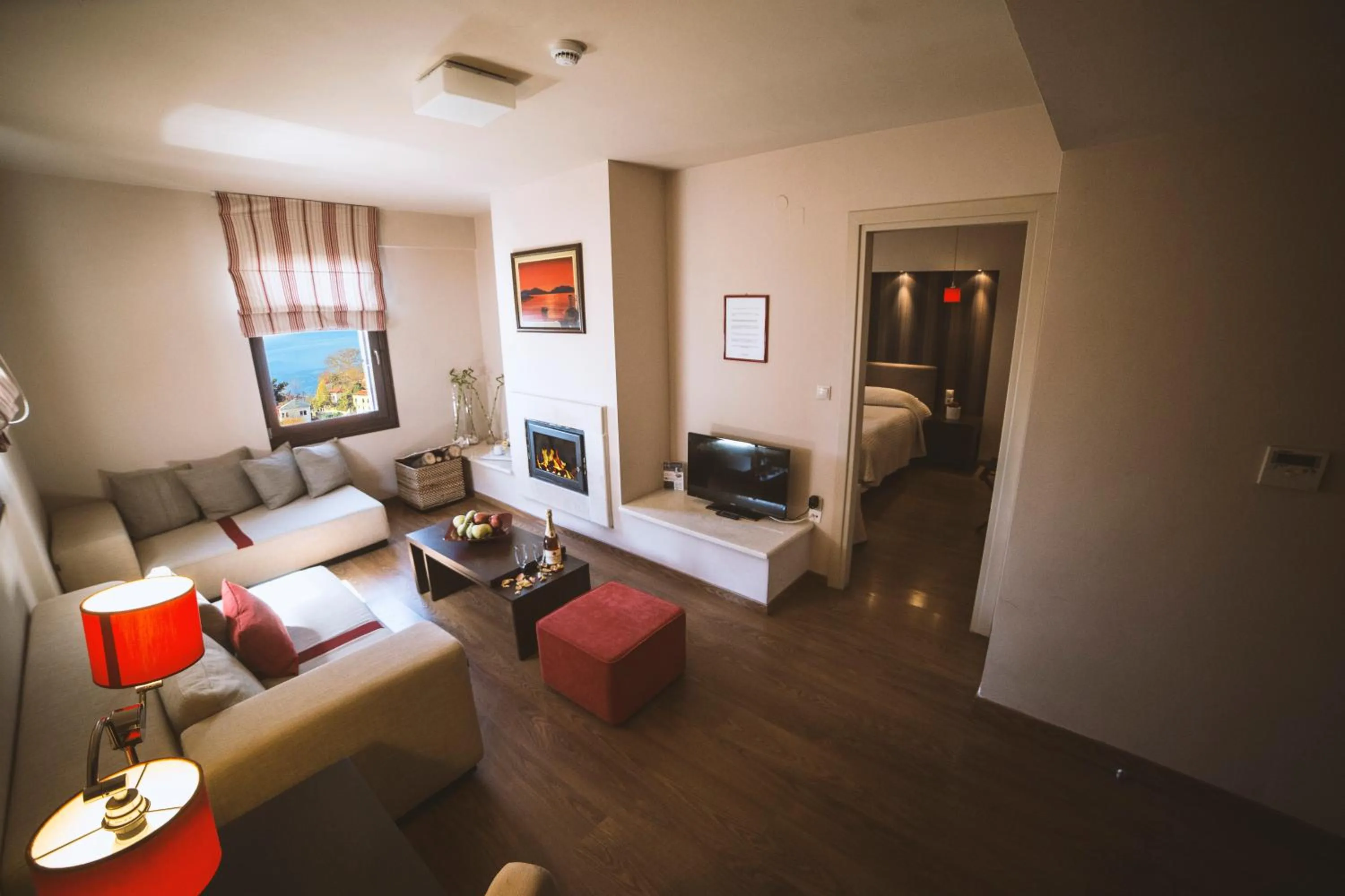 TV and multimedia, Bed in Portaria Hotel