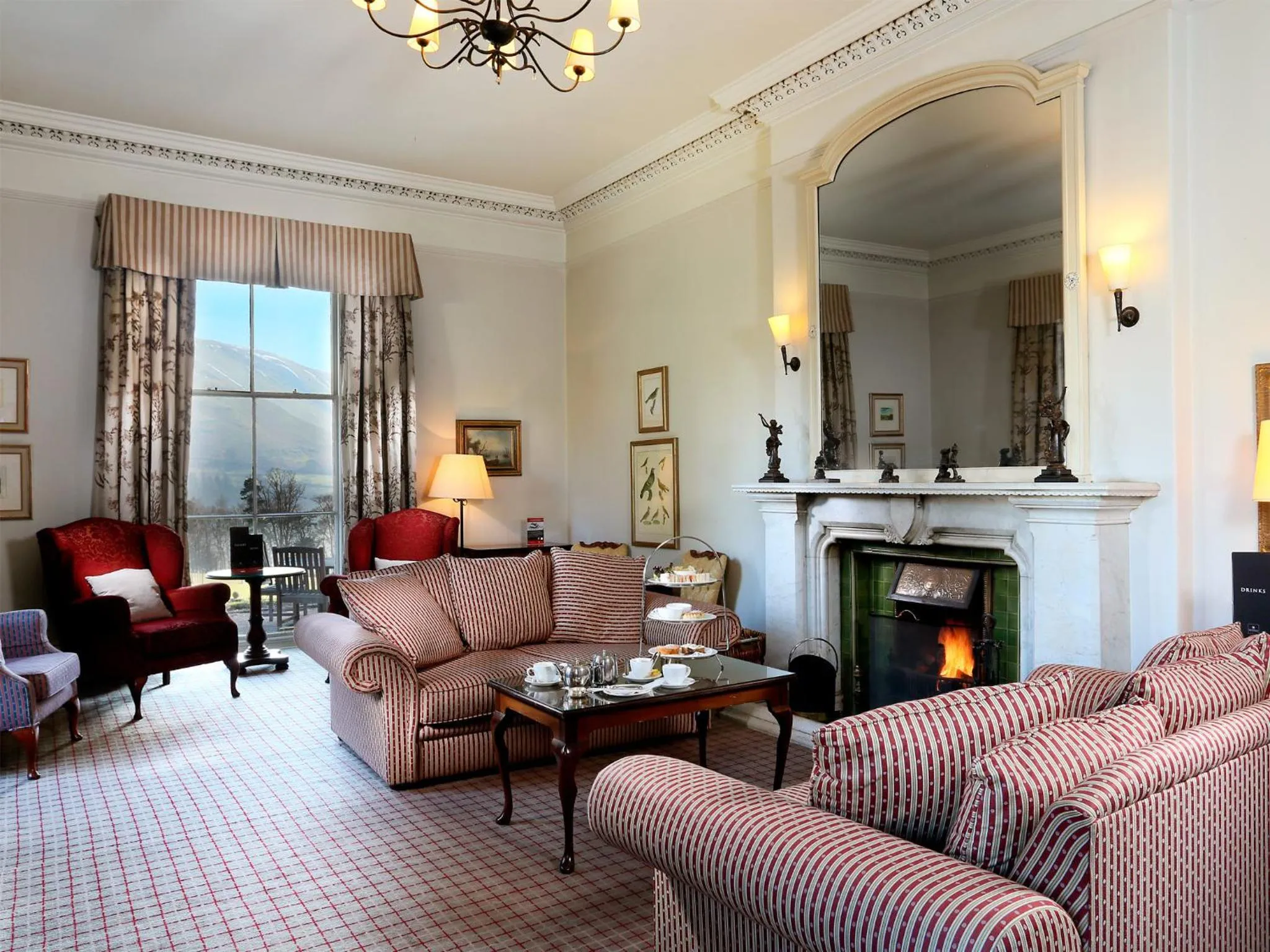 Communal lounge/ TV room in Macdonald Leeming House