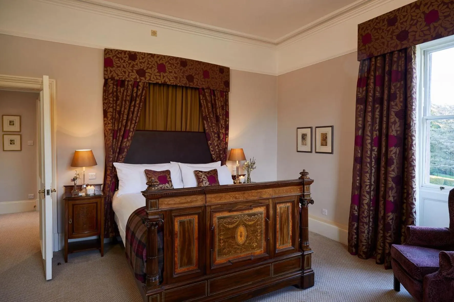 Bed in Macdonald Leeming House