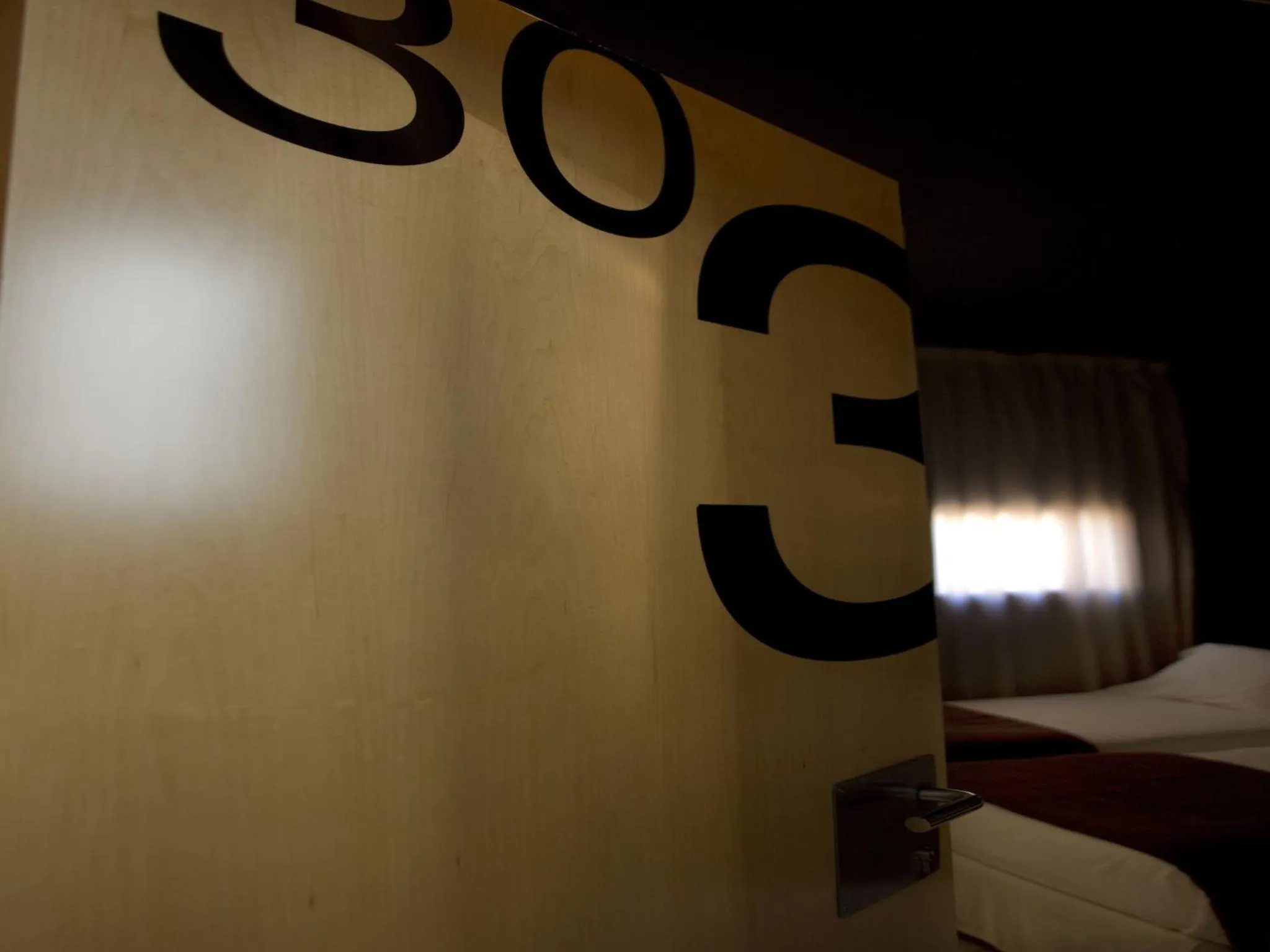 Decorative detail, Bed in Hostal Badaloní