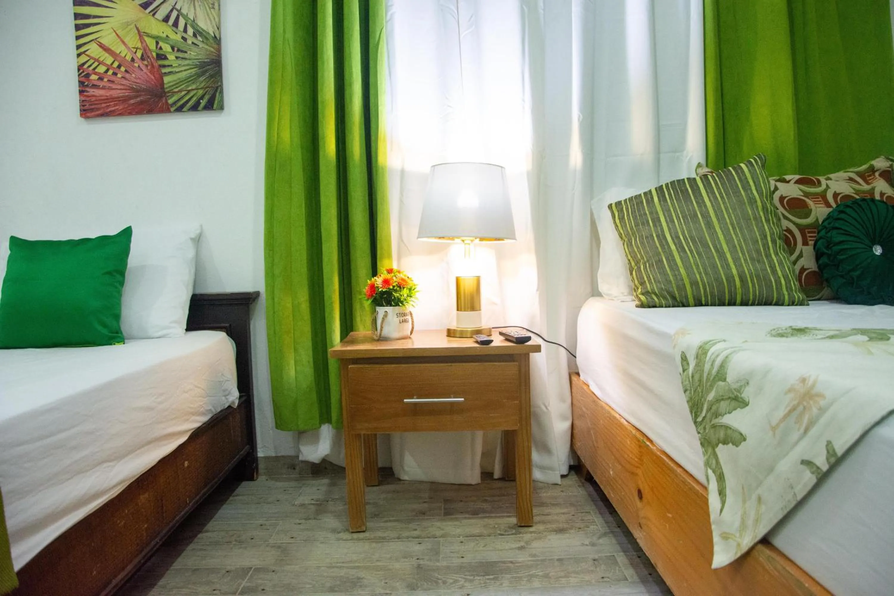 Bed in Hotel Santo Cerro Natural Park