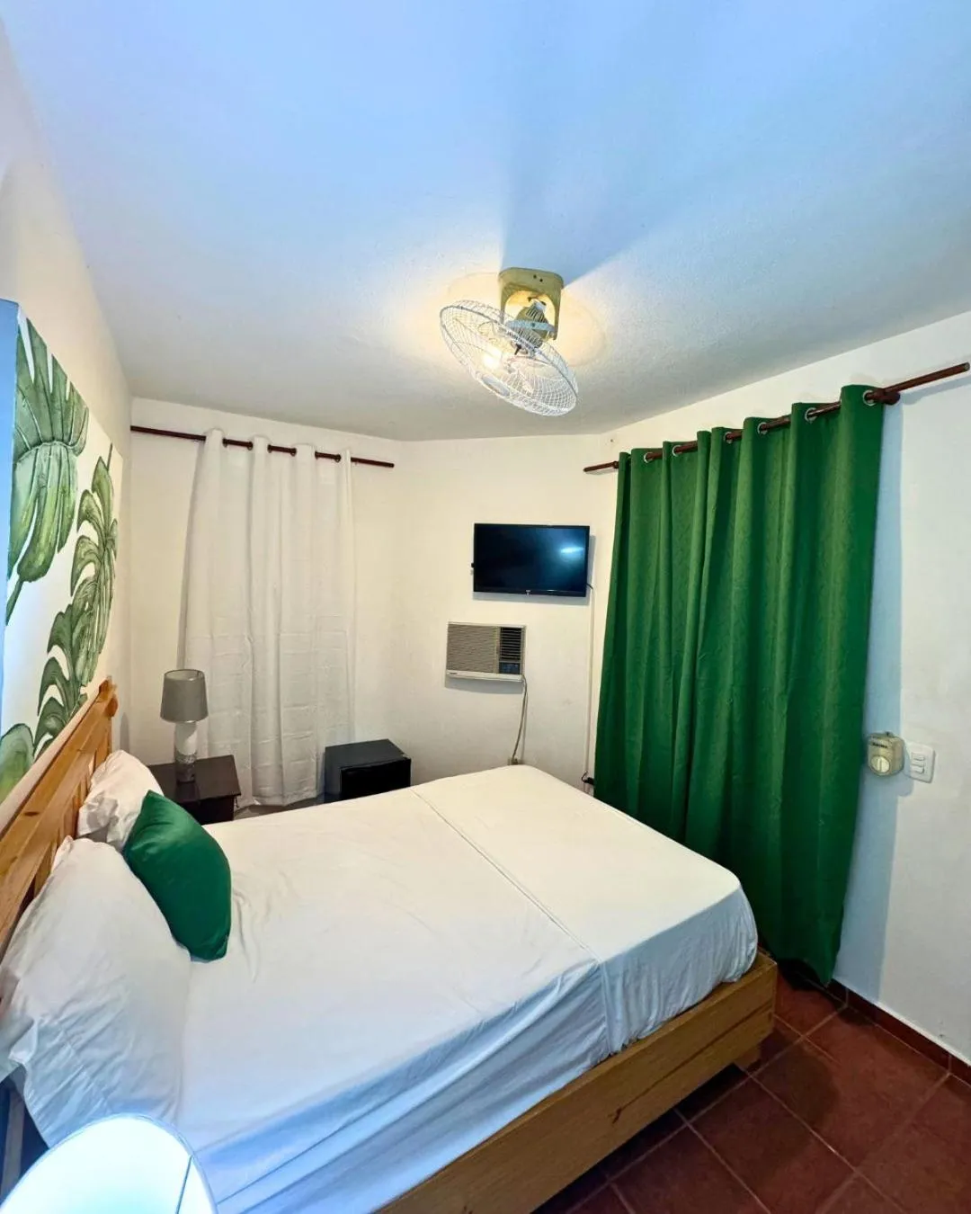 Bed in Hotel Santo Cerro Natural Park