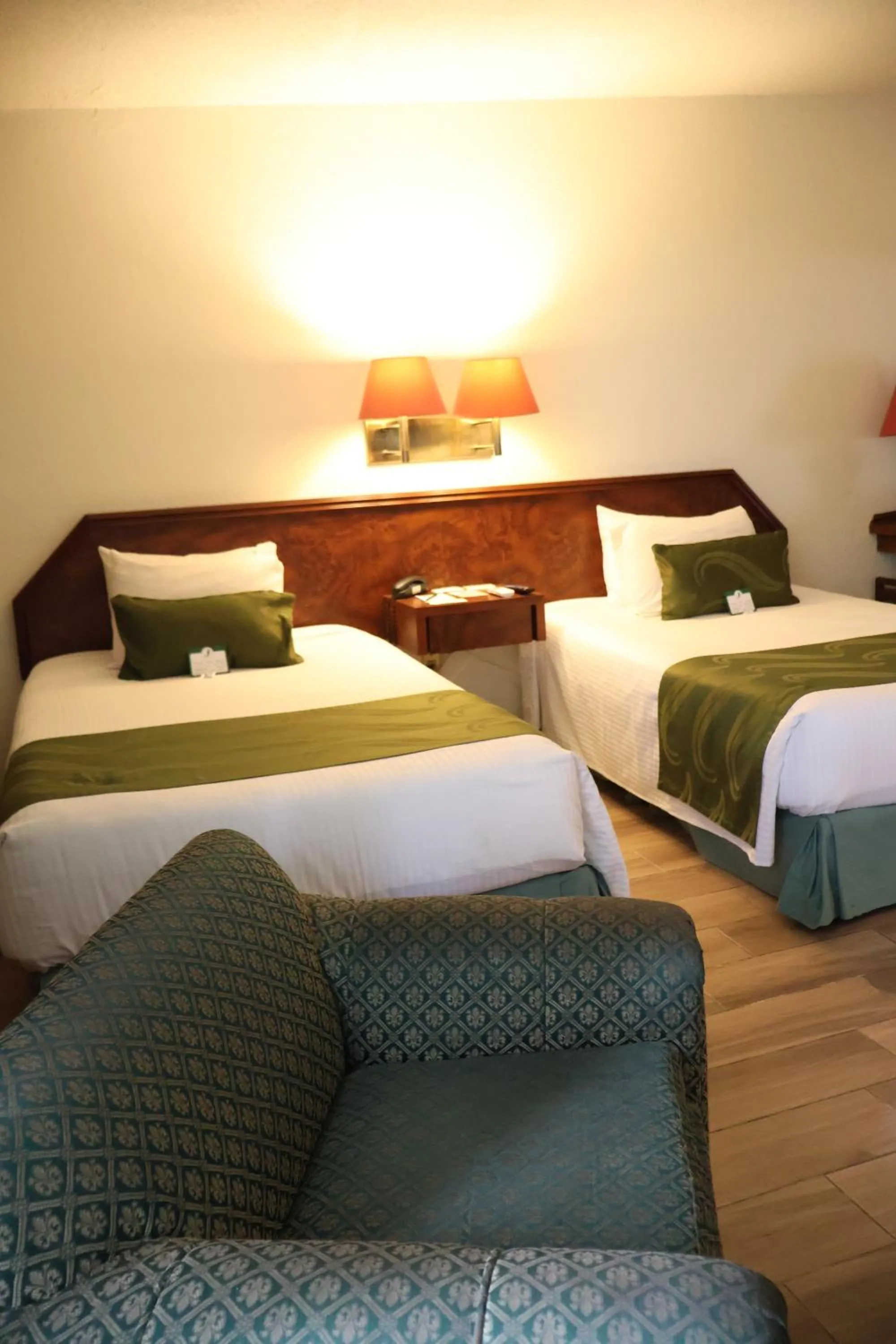 Bed in Hotel La Joya Tulancingo