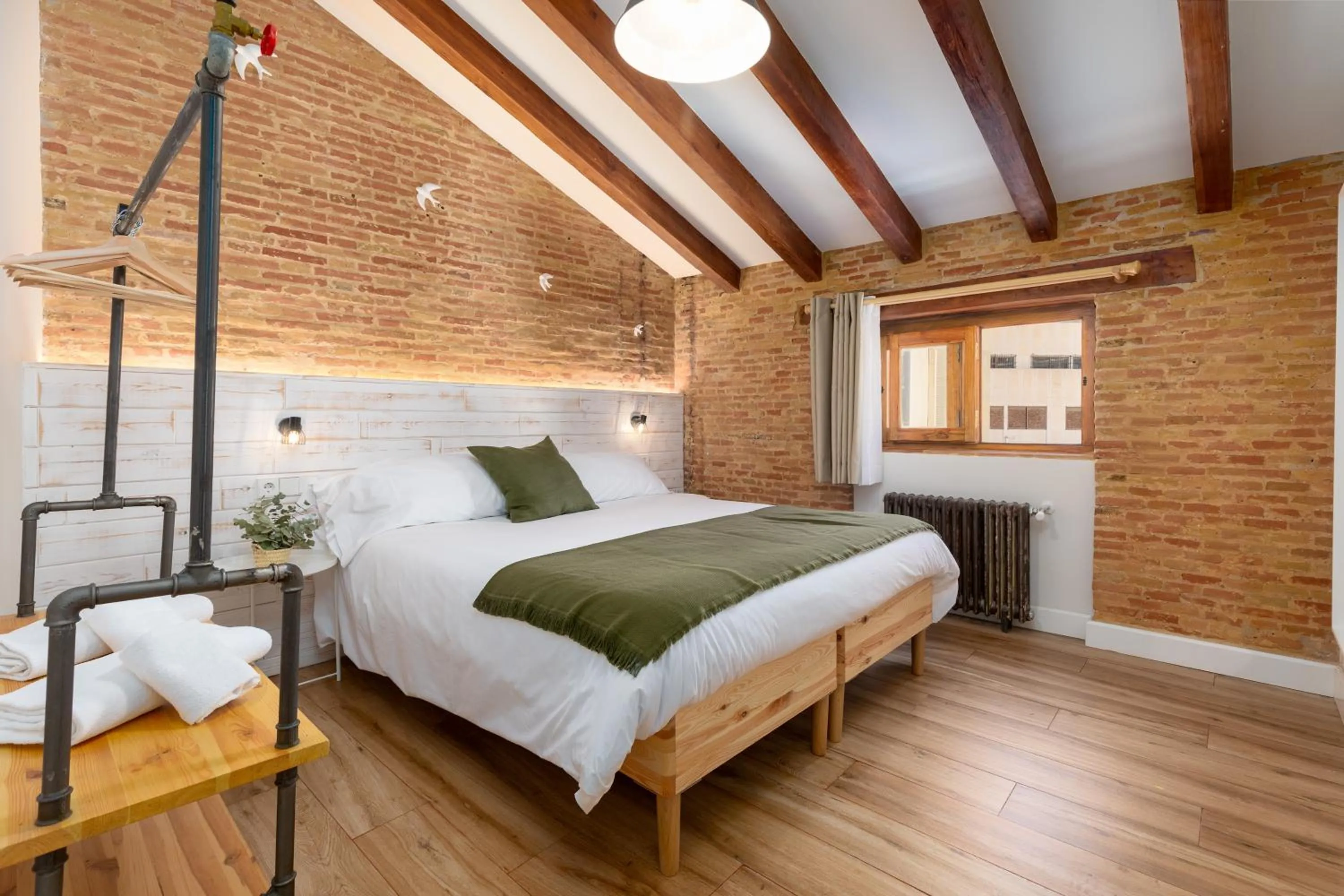 Decorative detail, Bed in Casa del Patriarca