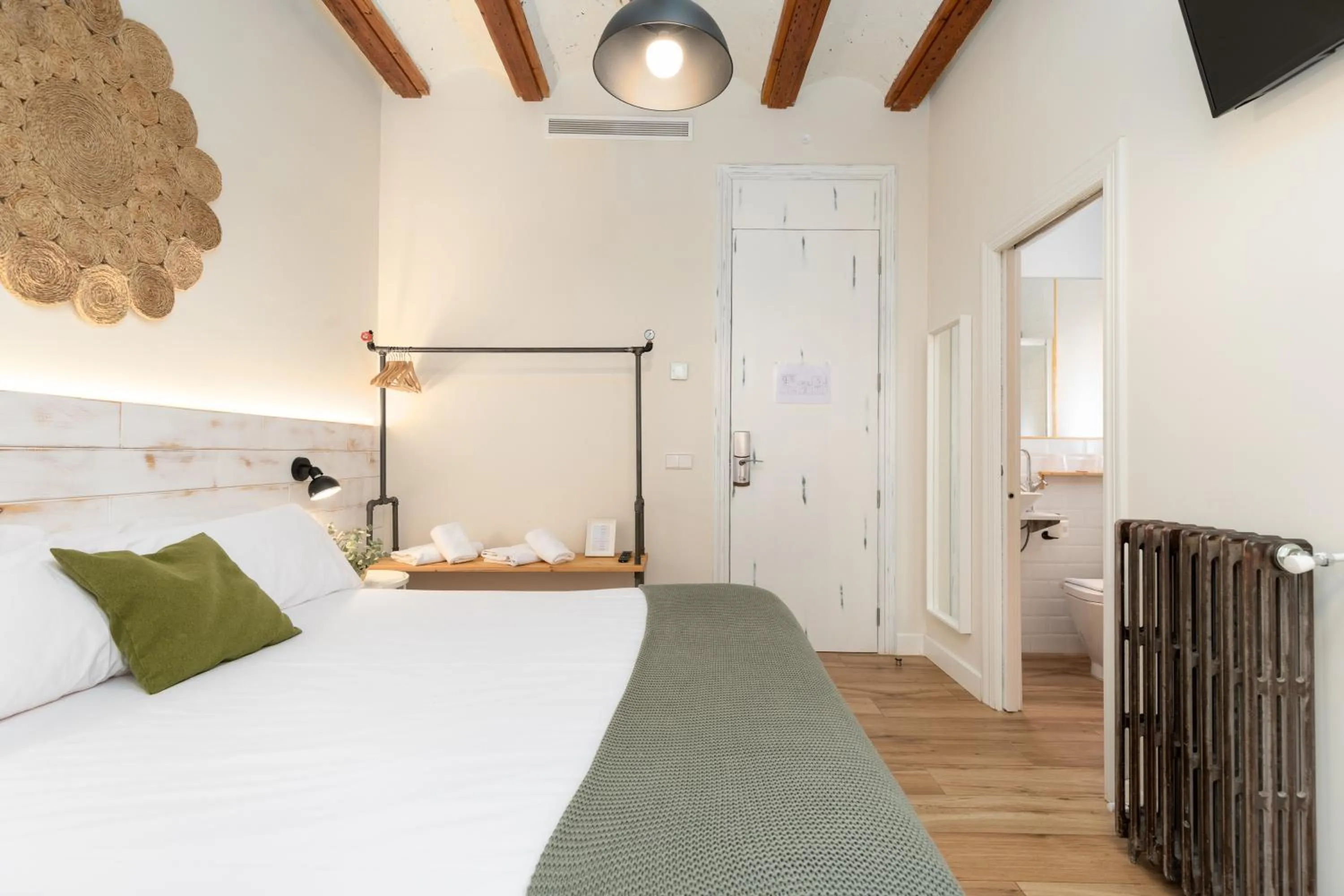 Bathroom, Bed in Casa del Patriarca