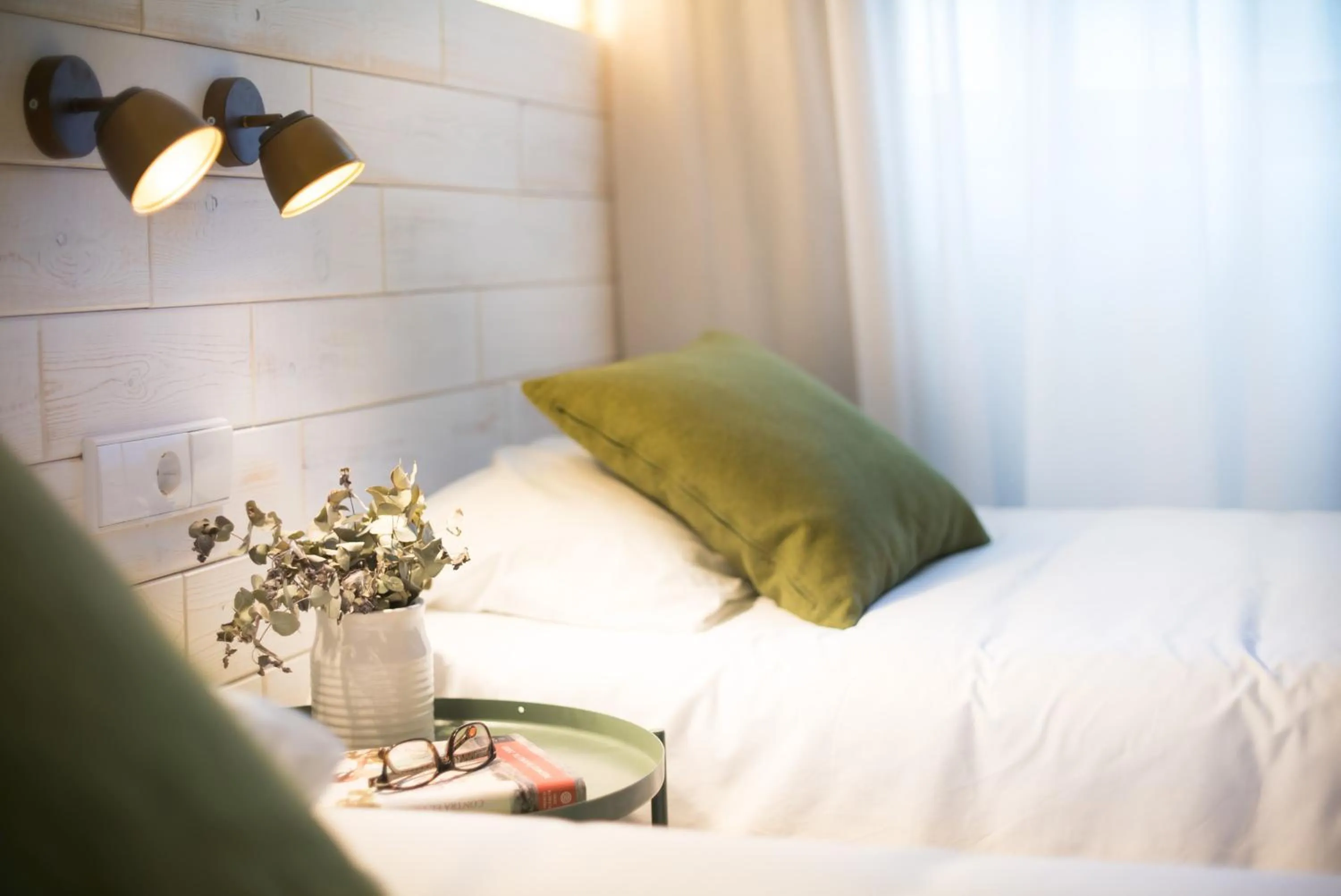 Decorative detail, Bed in Casa del Patriarca