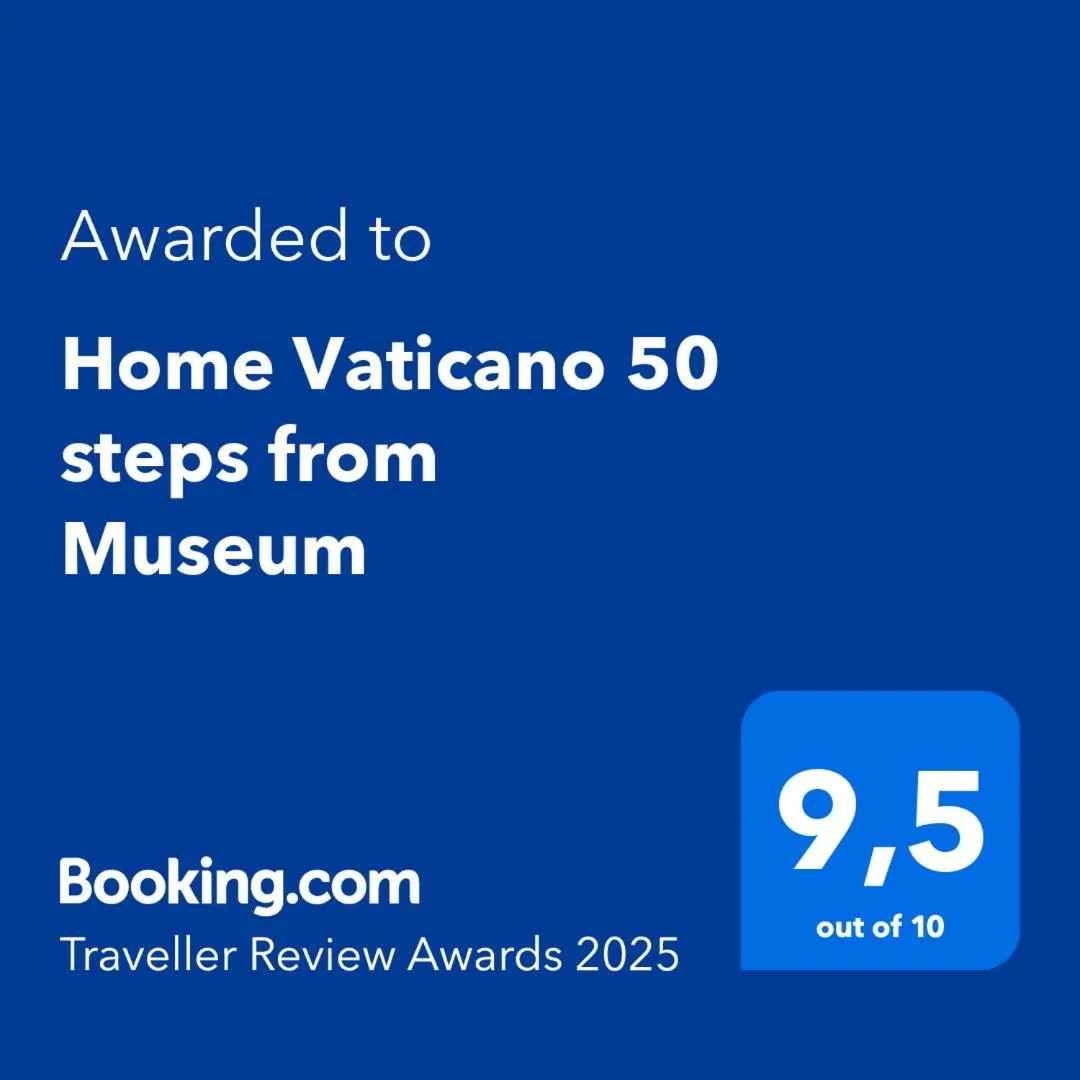 Certificate/Award in Home Vaticano 50 steps from Museum