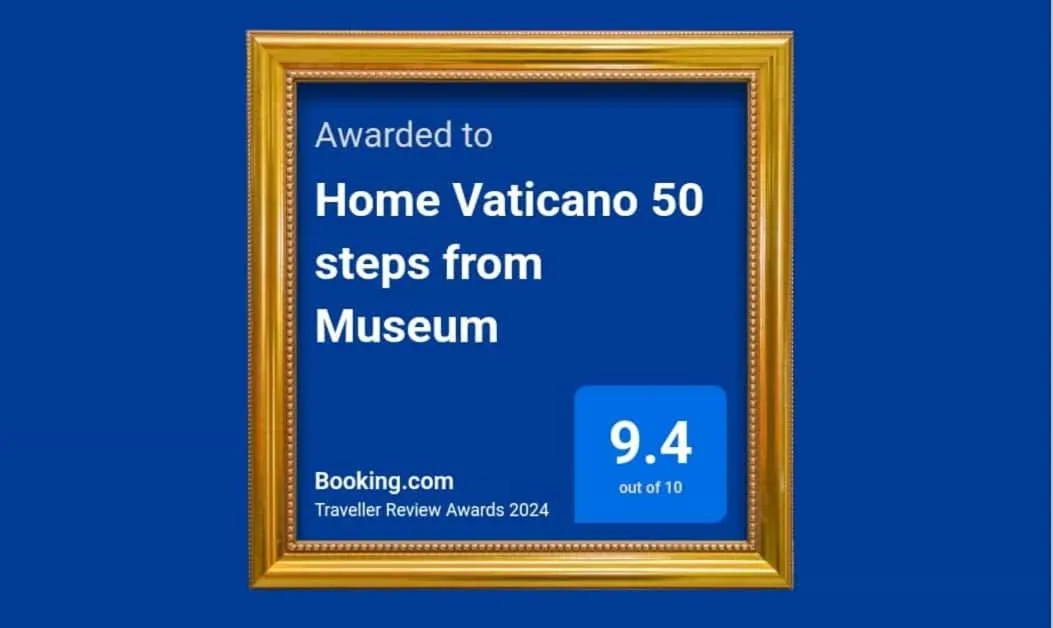 Certificate/Award in Home Vaticano 50 steps from Museum