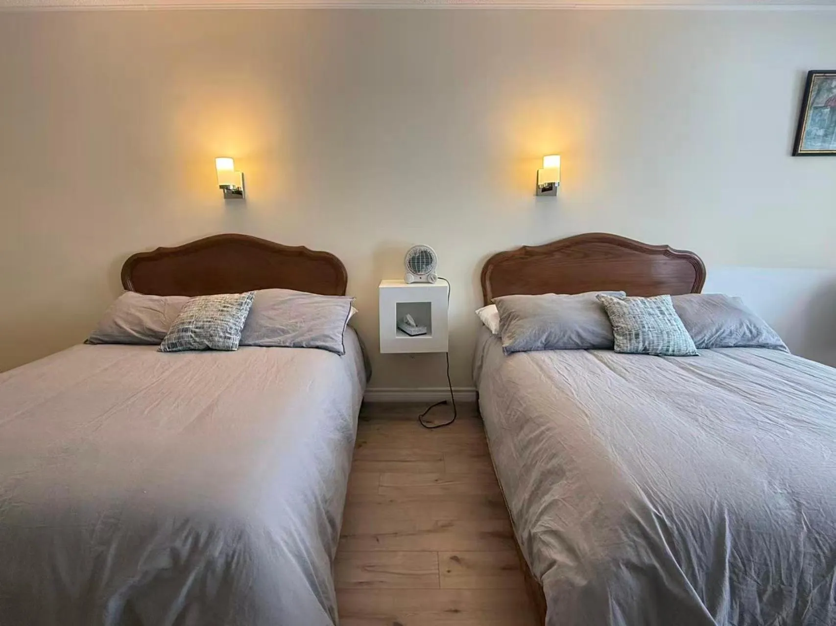 Bed in Hotel Motel La Marquise