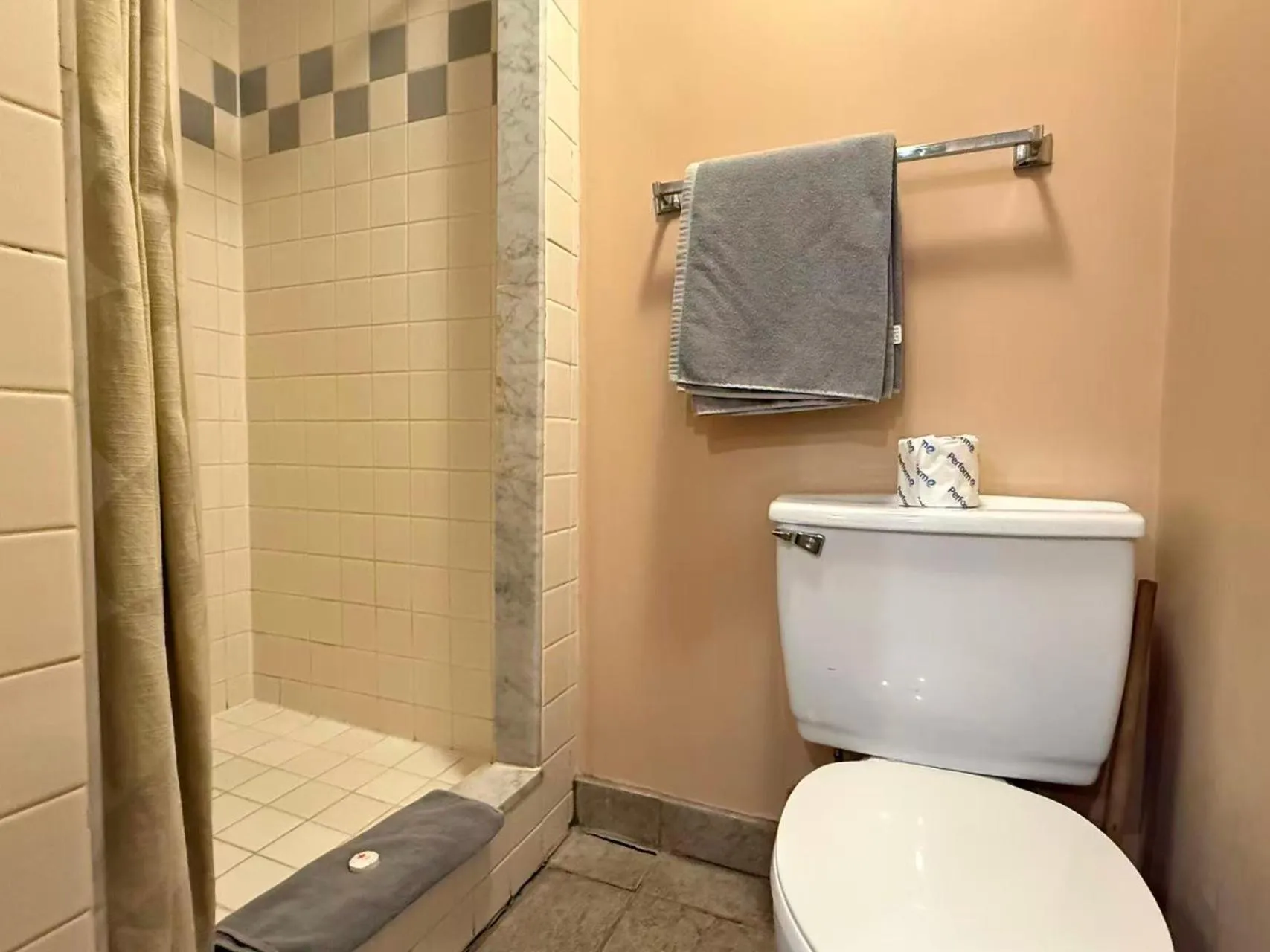 Shower in Hotel Motel La Marquise