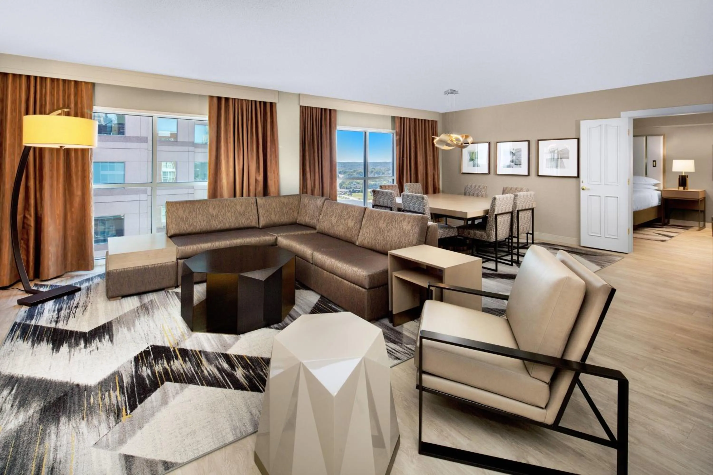 Photo of the whole room in Sheraton Raleigh Hotel