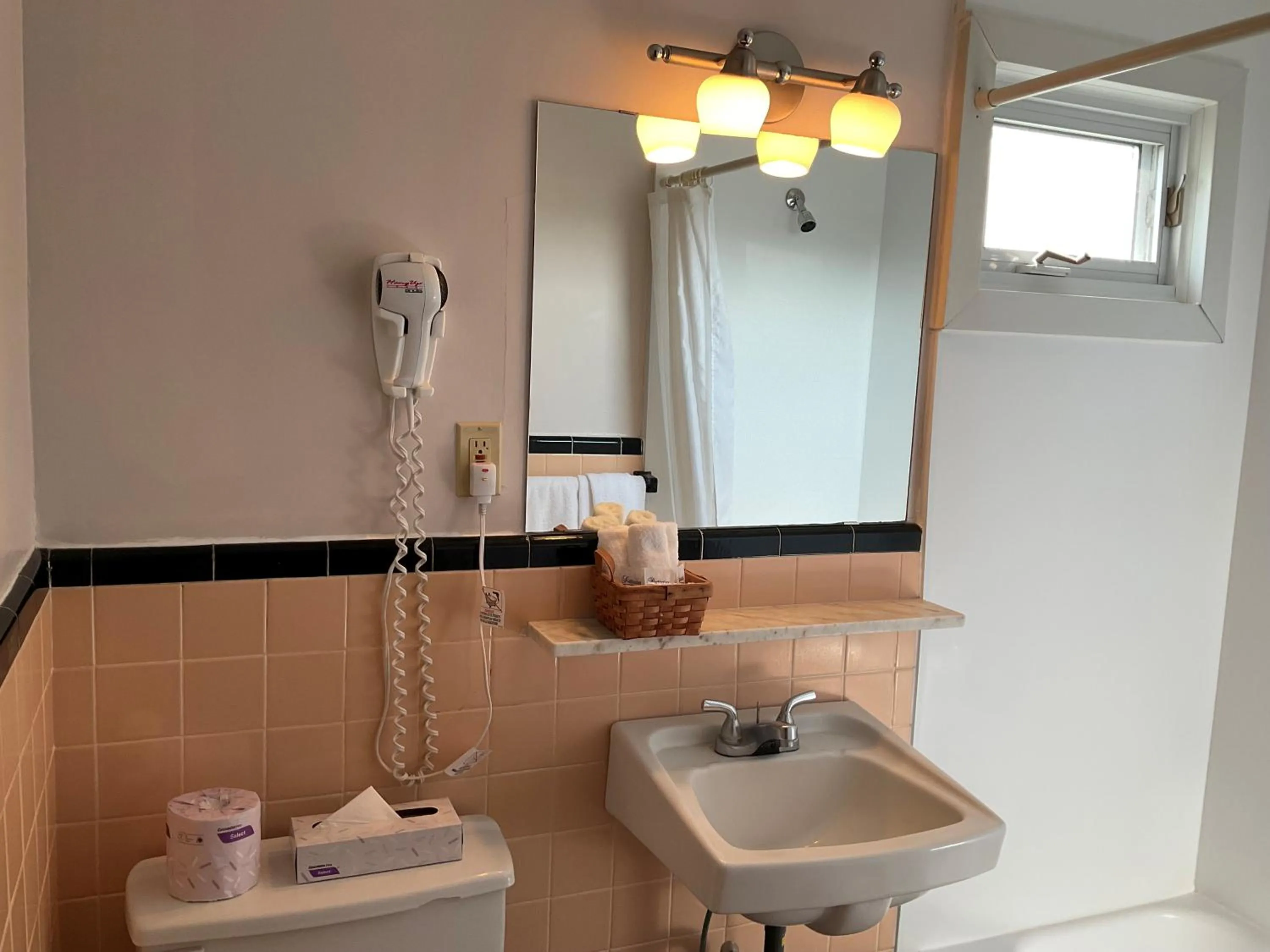 Bathroom in Motel & Hotel La Paysanne