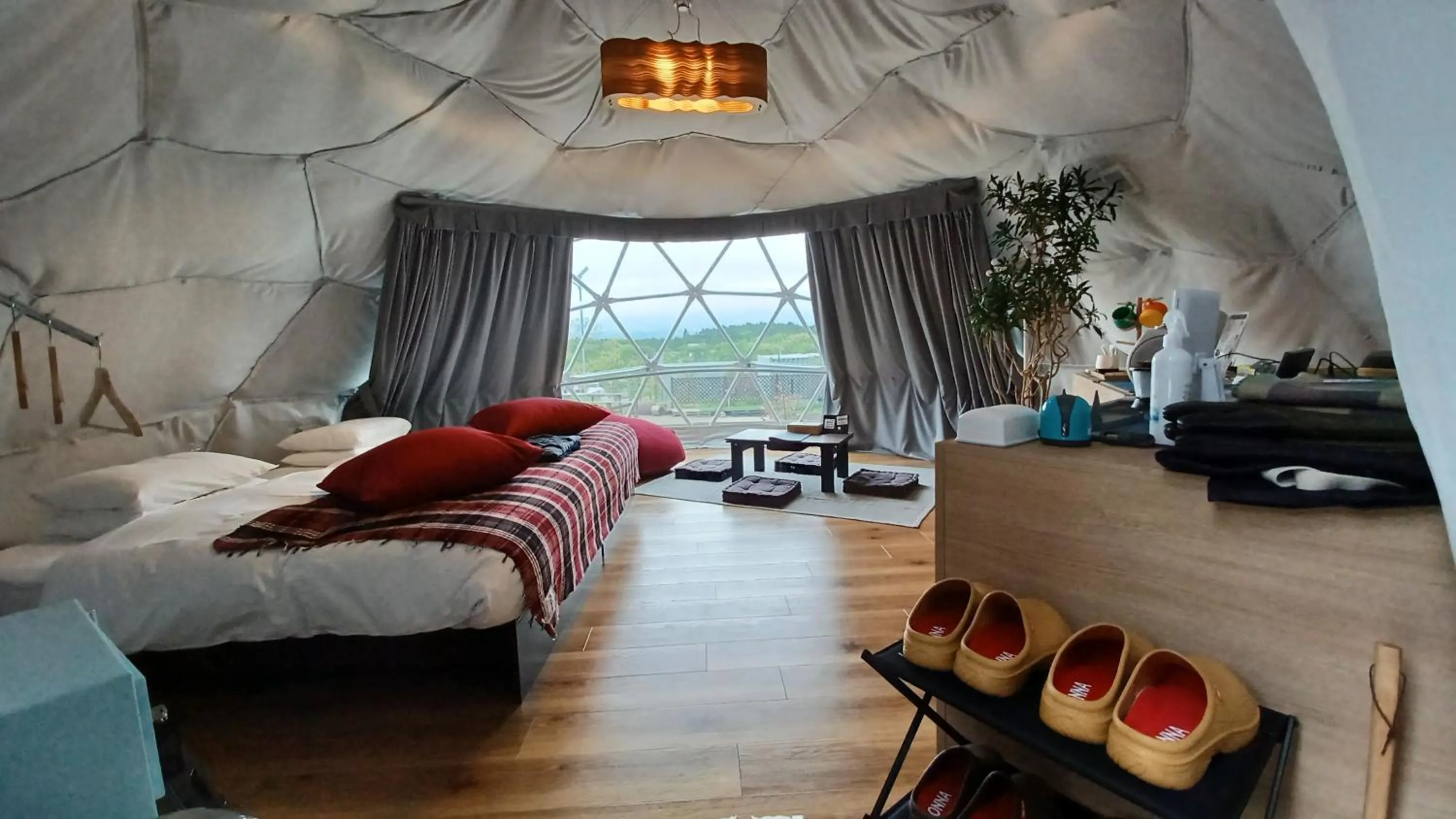 Bed in Mt Fuji View Villa Fujino Kirameki Fujigotemba