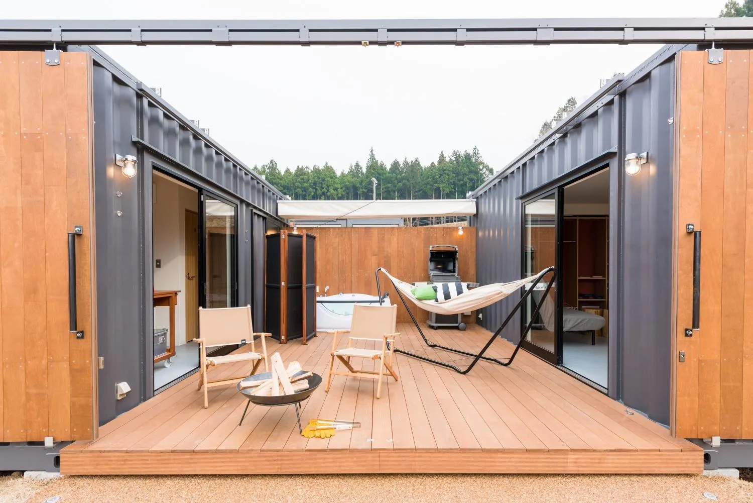 Balcony/Terrace in Mt Fuji View Villa Fujino Kirameki Fujigotemba