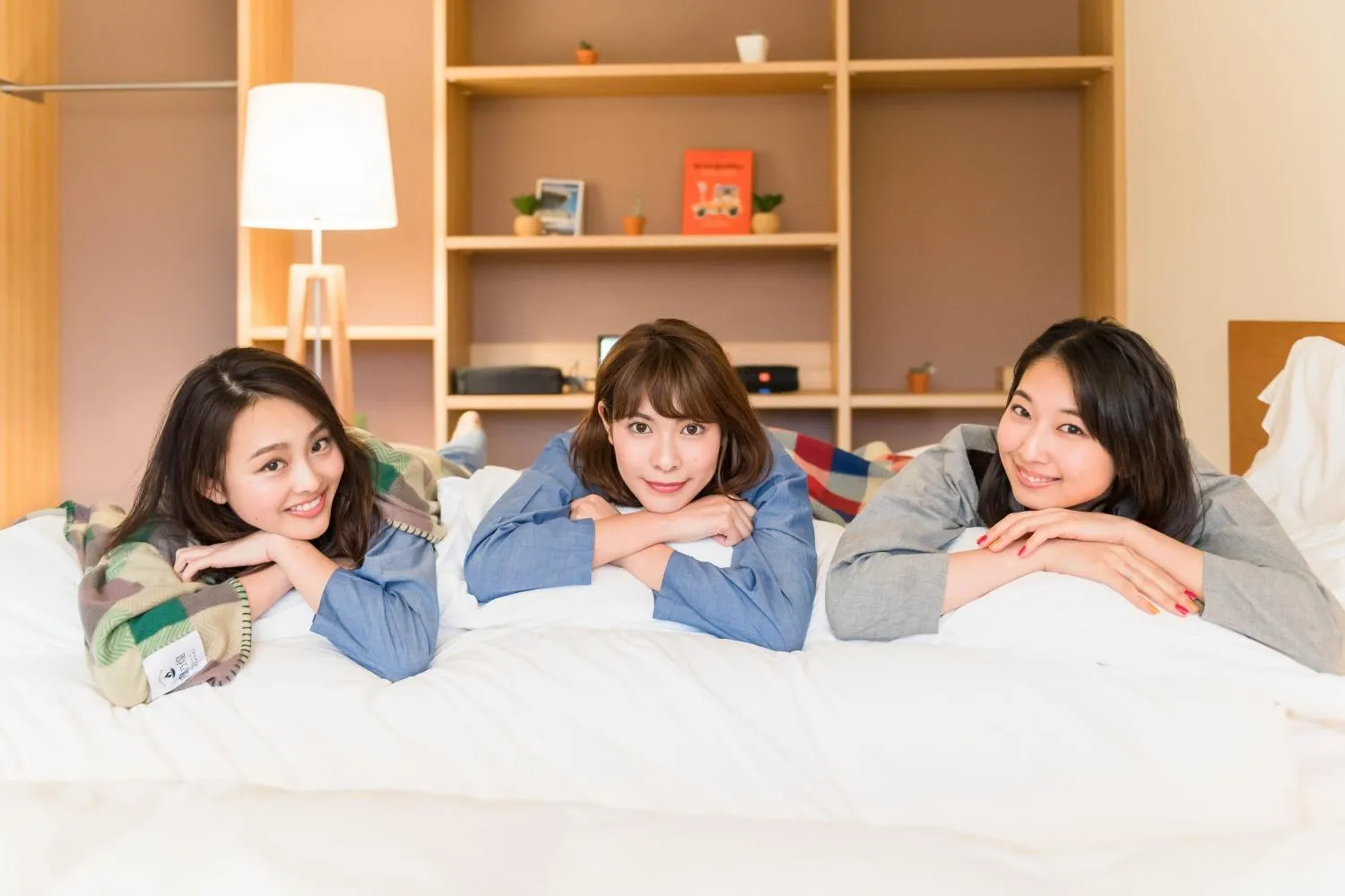 group of guests, Bed in Mt Fuji View Villa Fujino Kirameki Fujigotemba