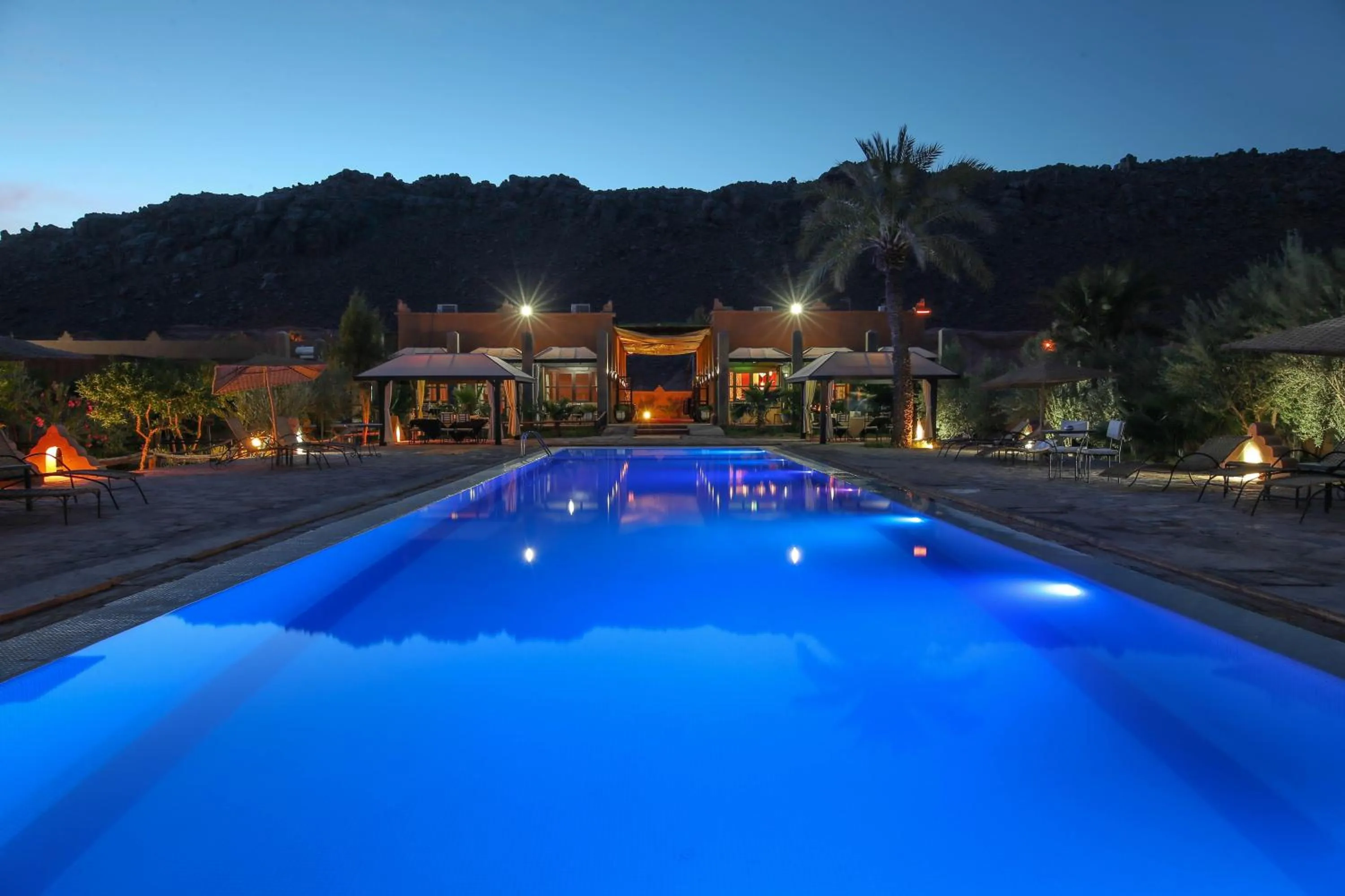 Pool view in Hotel Bab Rimal - Your Foum Zguid Escape