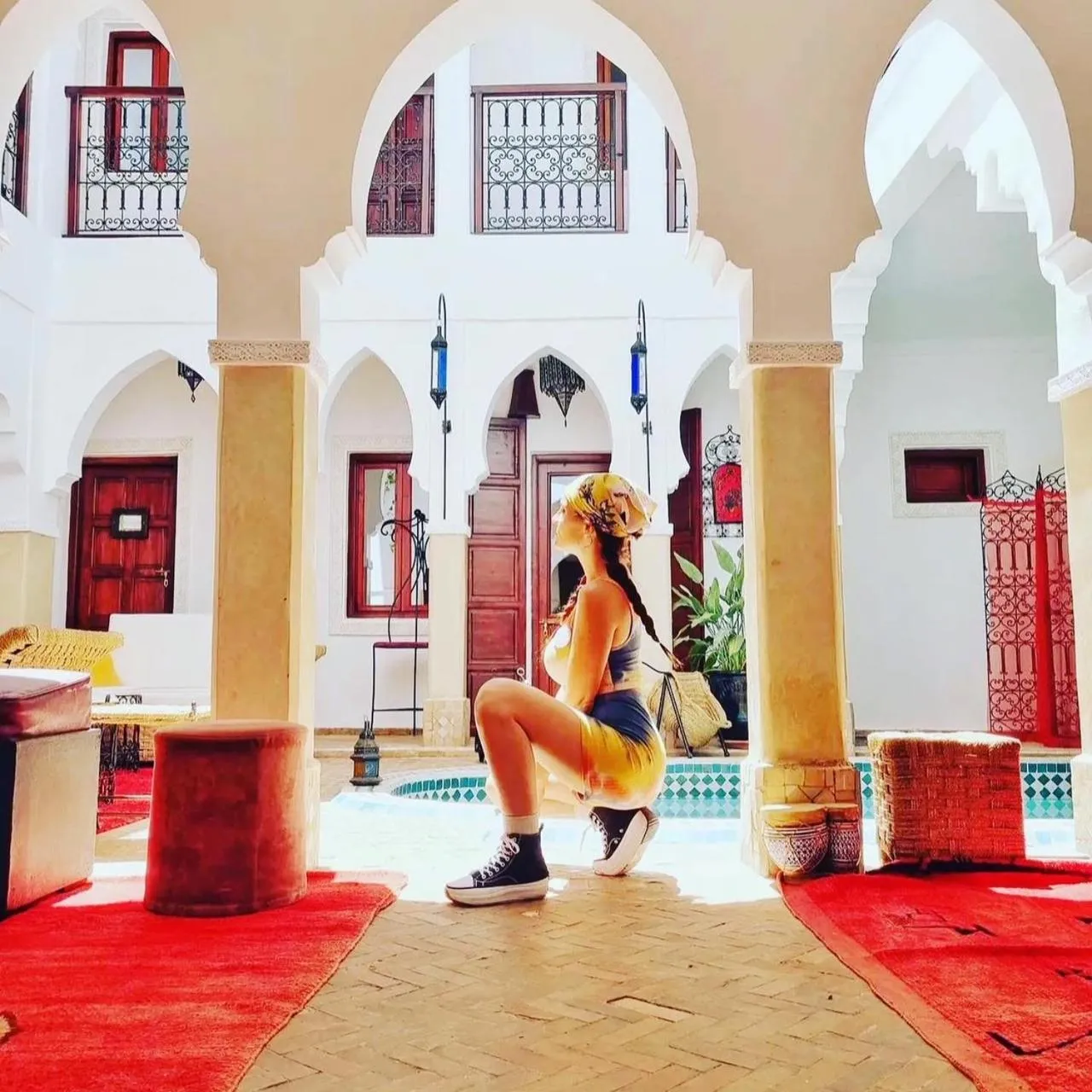 Patio in Les Jardins Mandaline